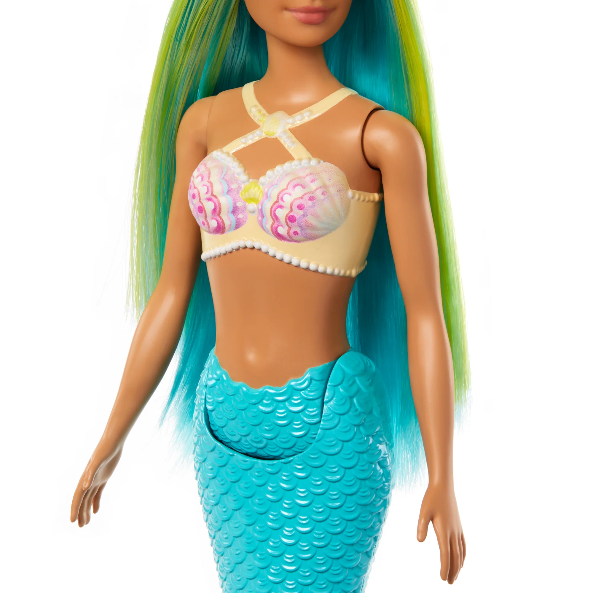 Barbie-Poupées Sirènes Avec Cheveux et Nageoire Colorés et Serre-Tête - Image 4