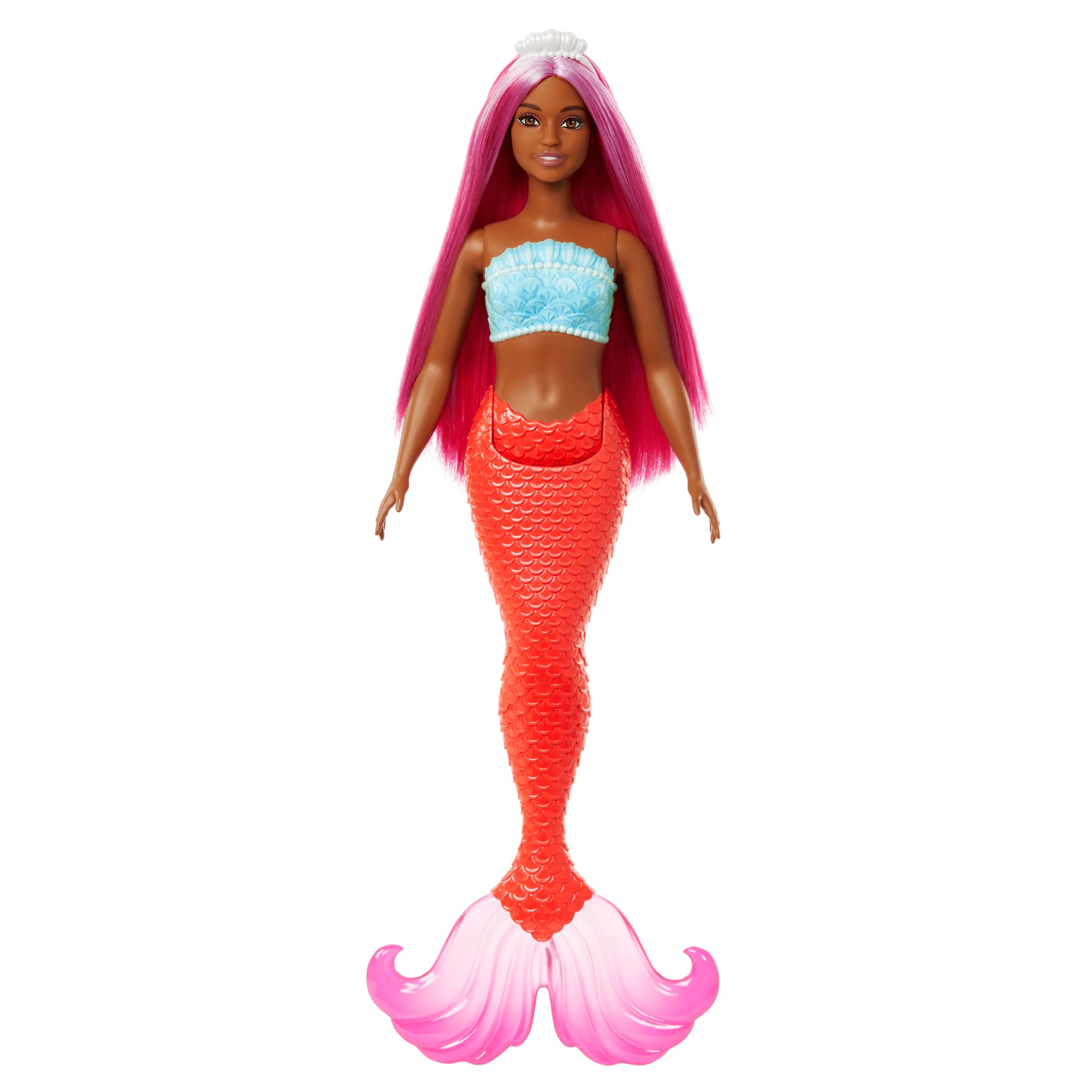Barbie-Poupées Sirènes Avec Cheveux et Nageoire Colorés et Serre-Tête - Image 4