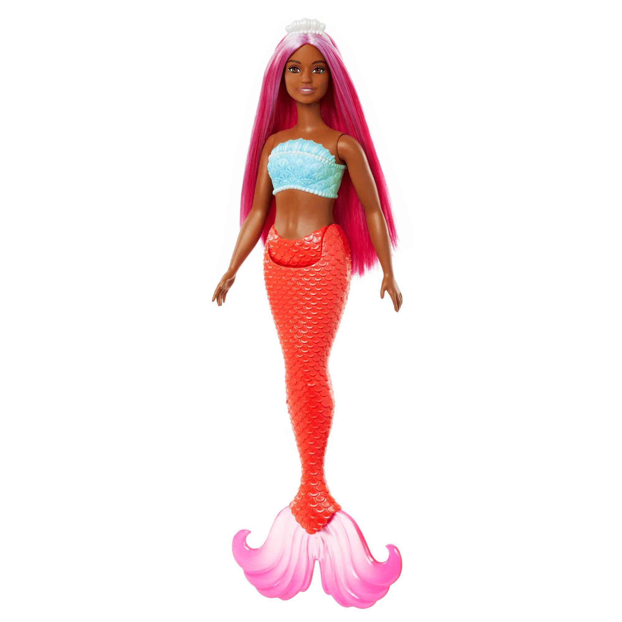 Barbie-Poupées Sirènes Avec Cheveux et Nageoire Colorés et Serre-Tête - Image 5