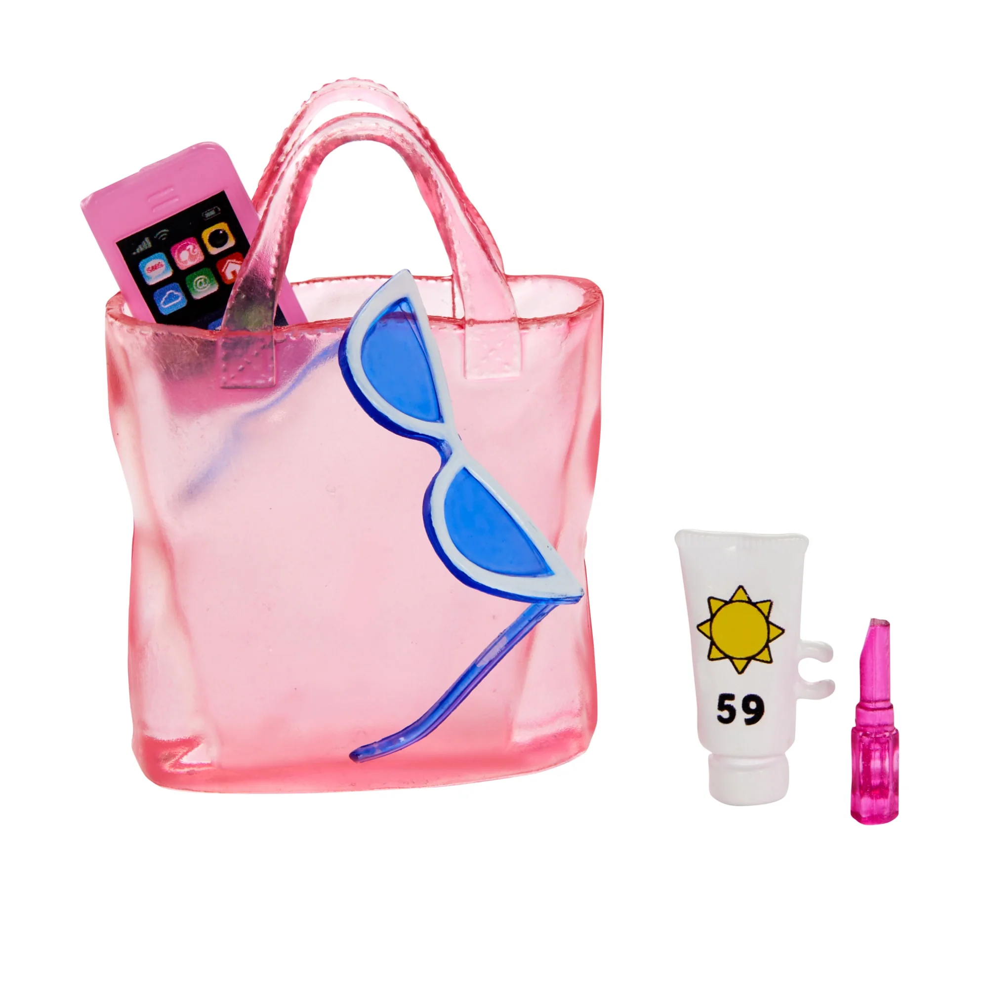 Barbie-Barbie Plage Poupée Blonde en Maillot de Bain et Accessoires - Image 5