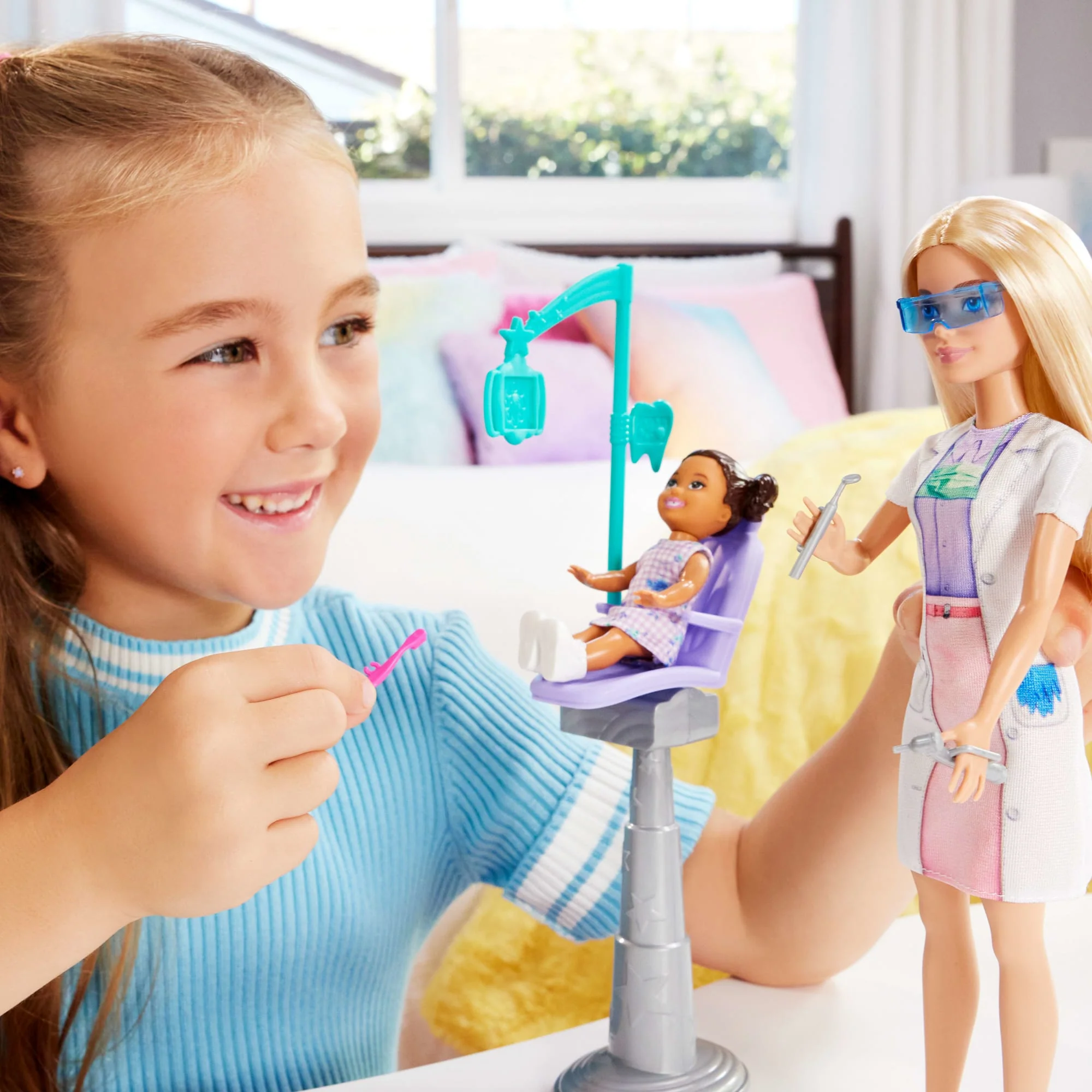 Barbie  Poupées  Poupée Mode dentiste, Poupée enfant, Accessoires - Image 2