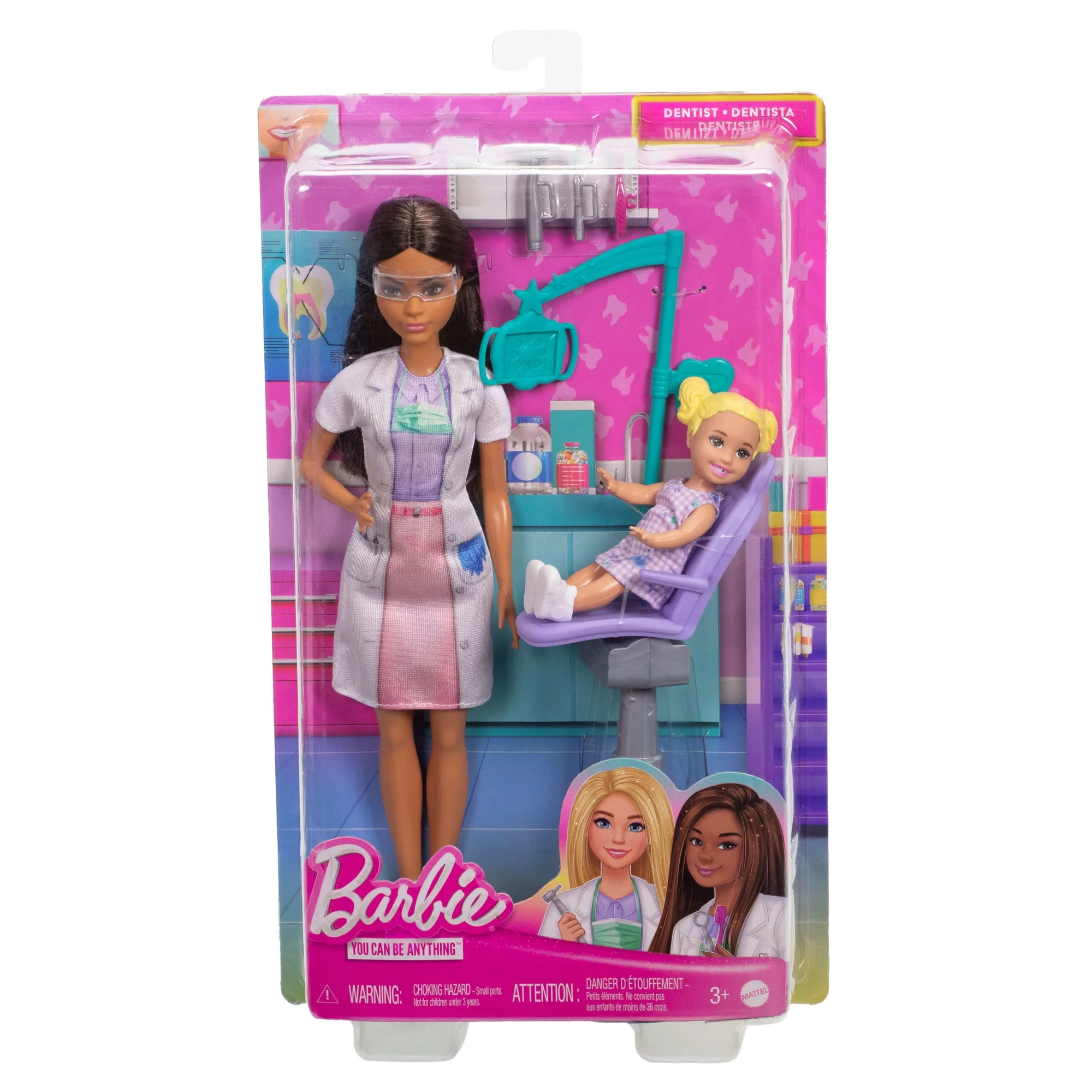Barbie  Poupée Mode  dentiste, Brunette, Poupée enfant, Accessoires - Image 6