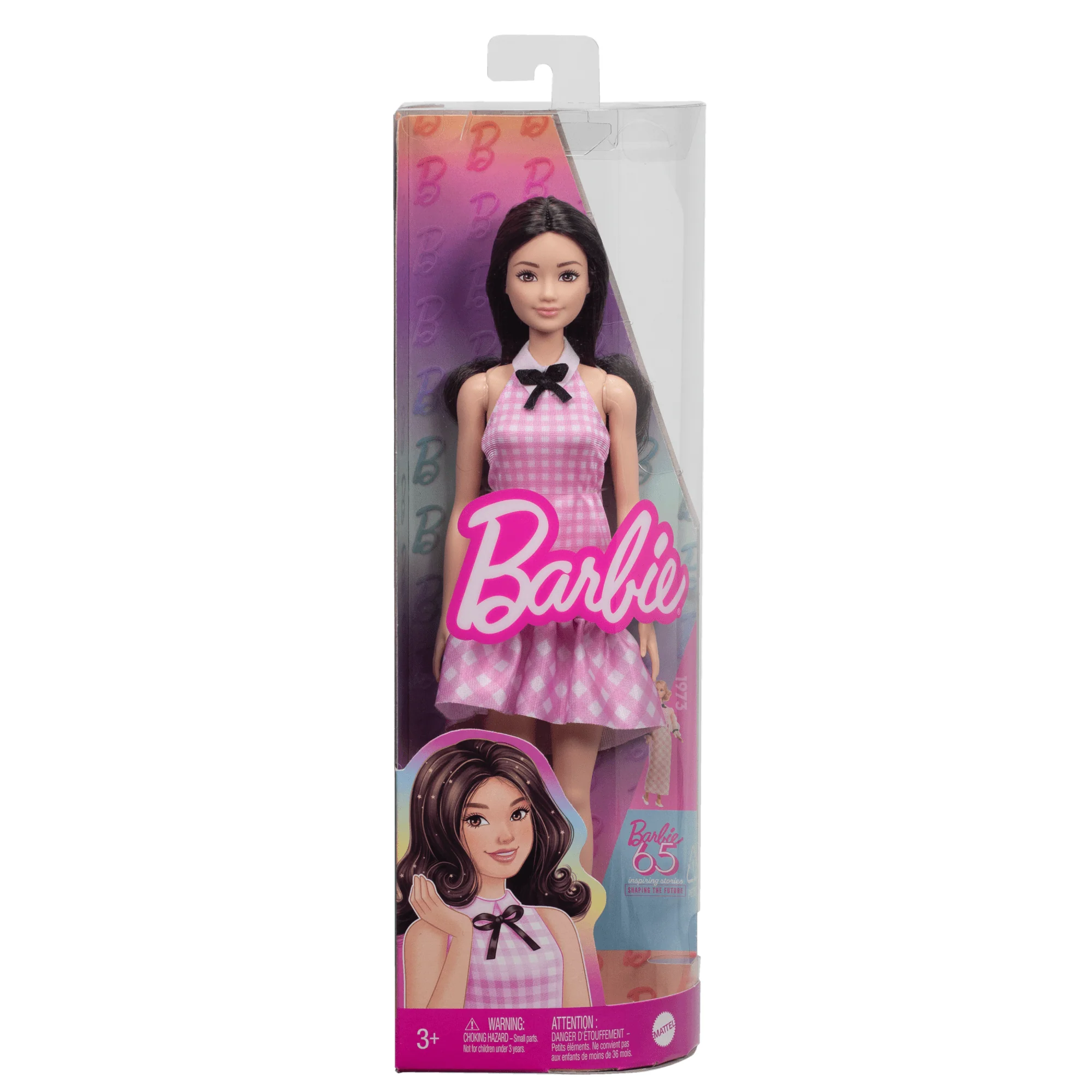 Barbie  Fashionistas  65E Anniversaire  Poupée224, Cheveux Noirs - Image 6