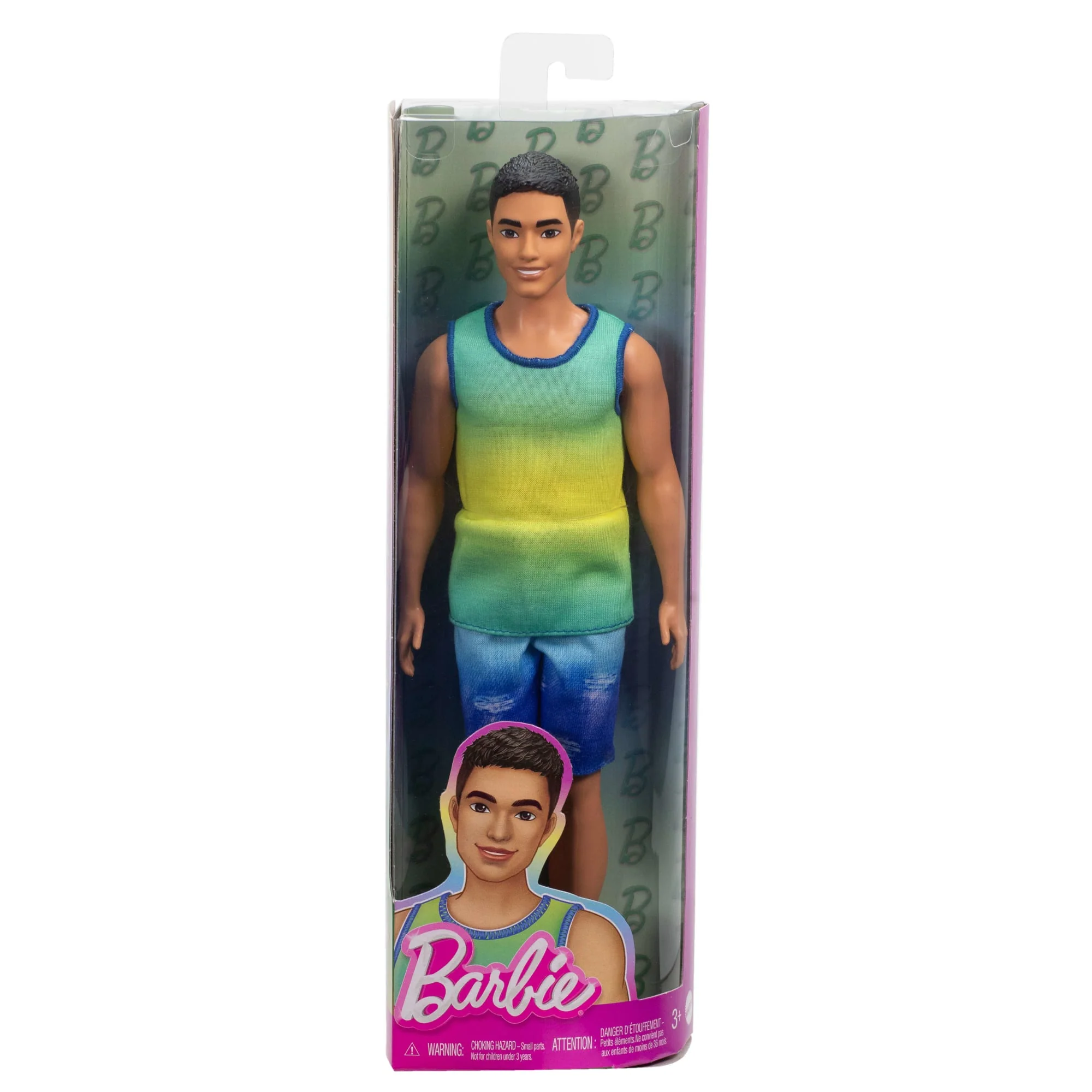 Barbie Fashionistas Ken Poupée236, Débardeur Ombré, Cheveux Noirs - Image 6