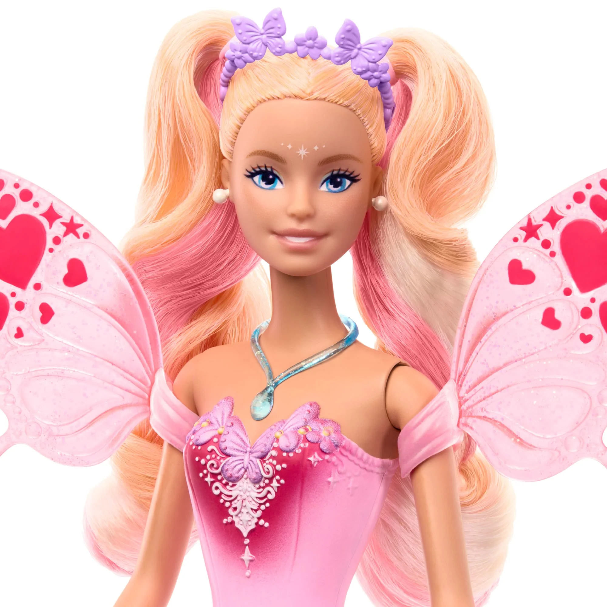 Barbie Fantaisie Poupée Fée, Ailes et Tenue à Changement de Couleur - Image 3