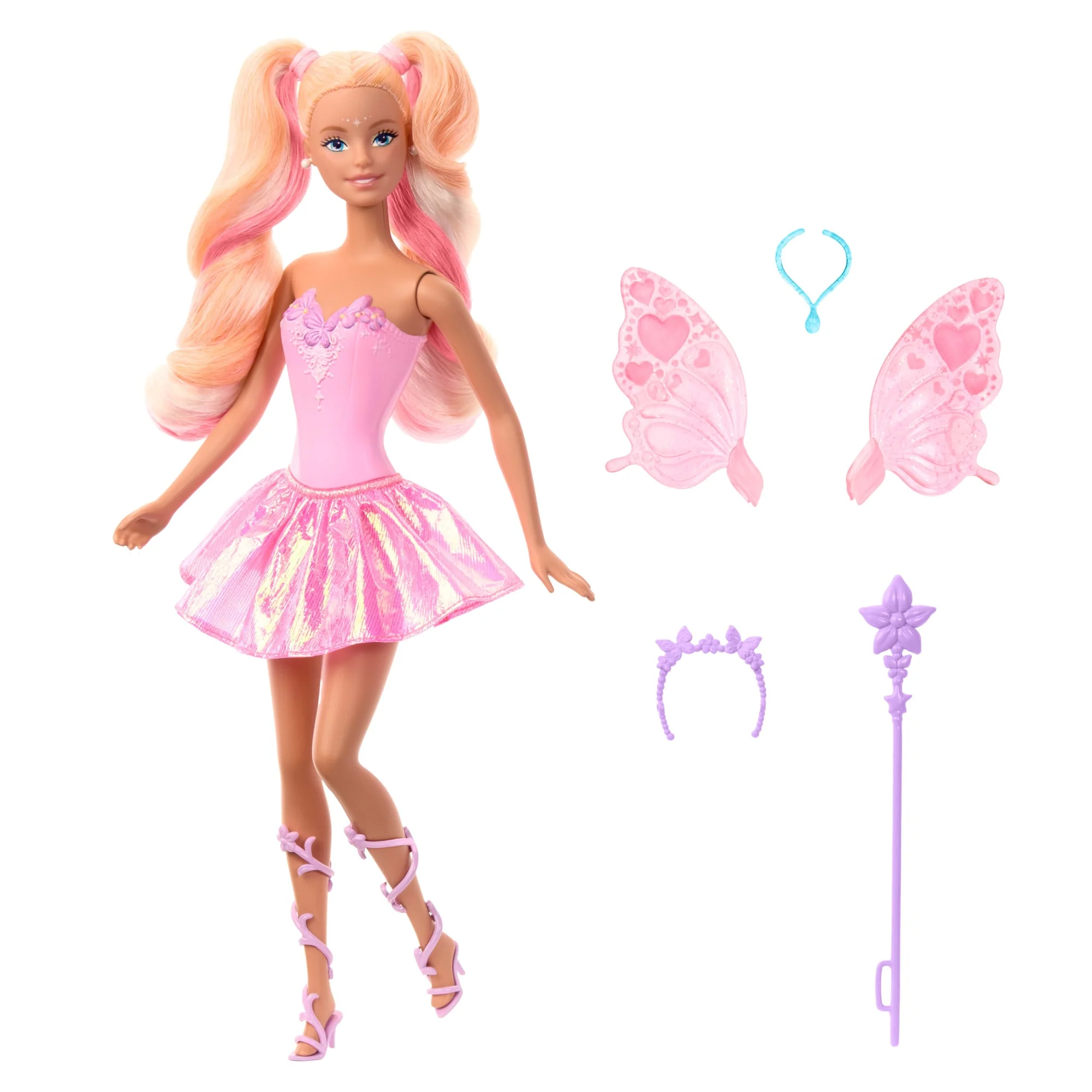 Barbie Fantaisie Poupée Fée, Ailes et Tenue à Changement de Couleur - Image 5