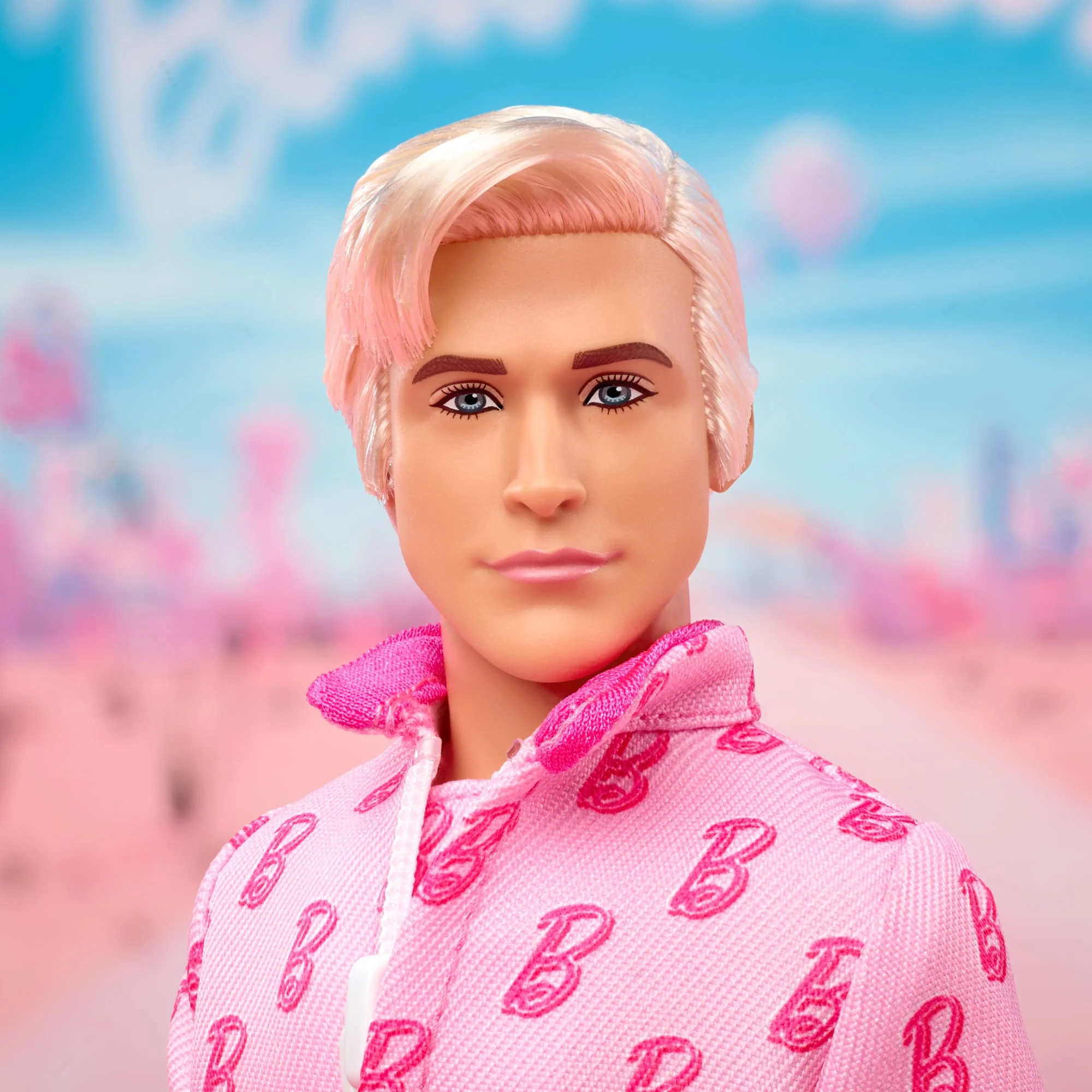 Barbie Poupée Ken-Poupée Inspirée du Film Avec Combinaison Rose - Image 3
