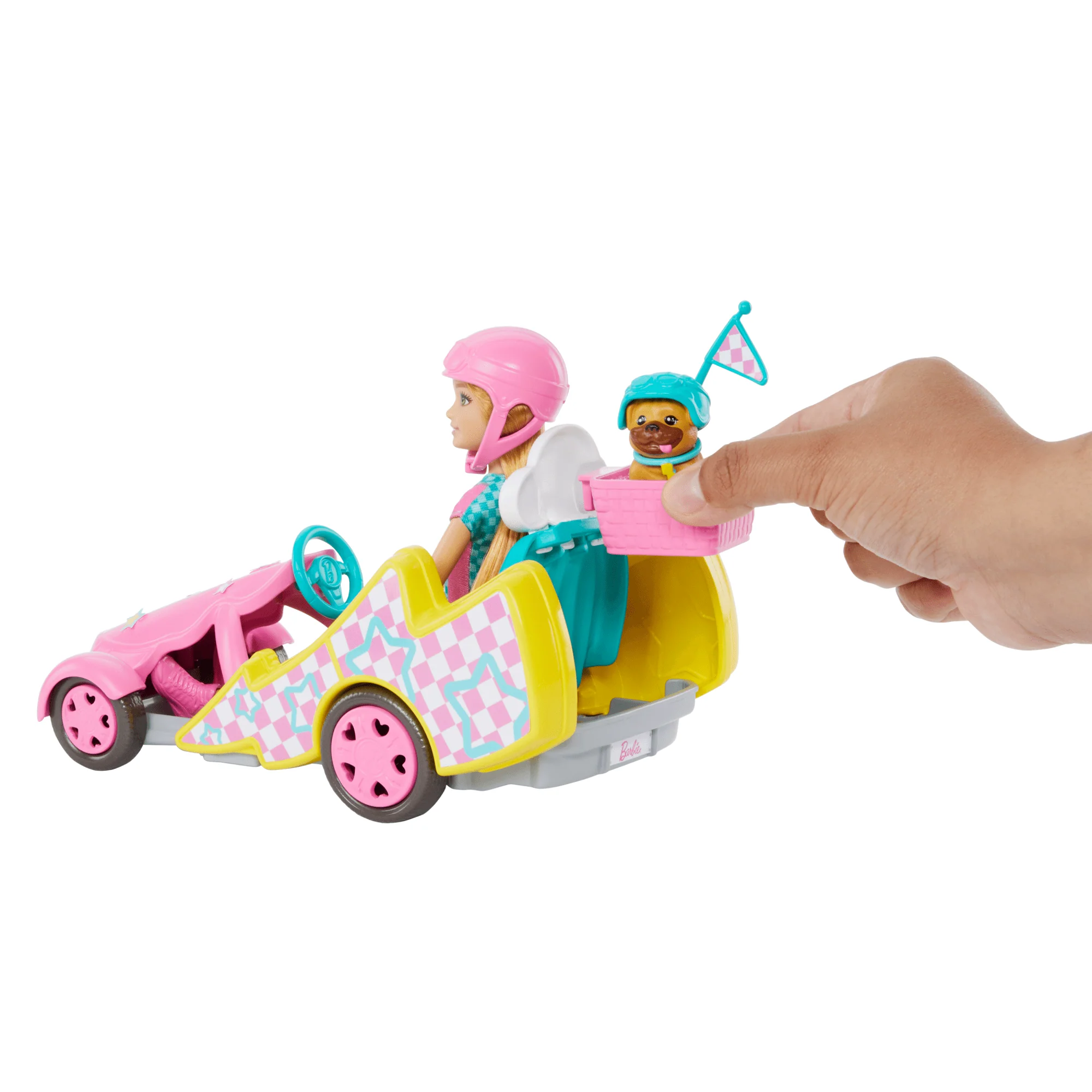 Barbie-Poupée Stacie Karting, Avec Kart, Chien et Accessoires - Image 3