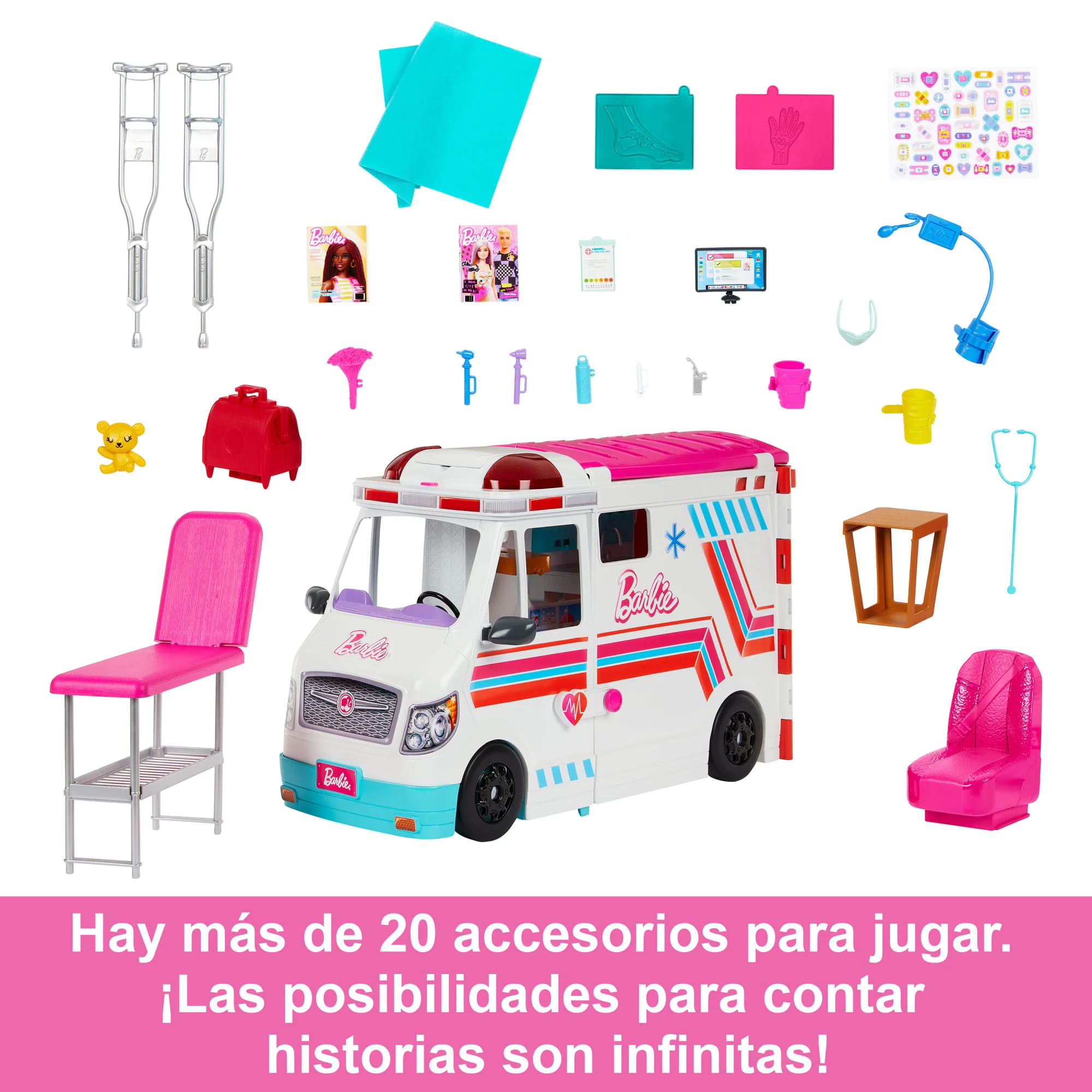 Barbie Profesiones Set de Juego Clínica de Atención Médica - Image 5