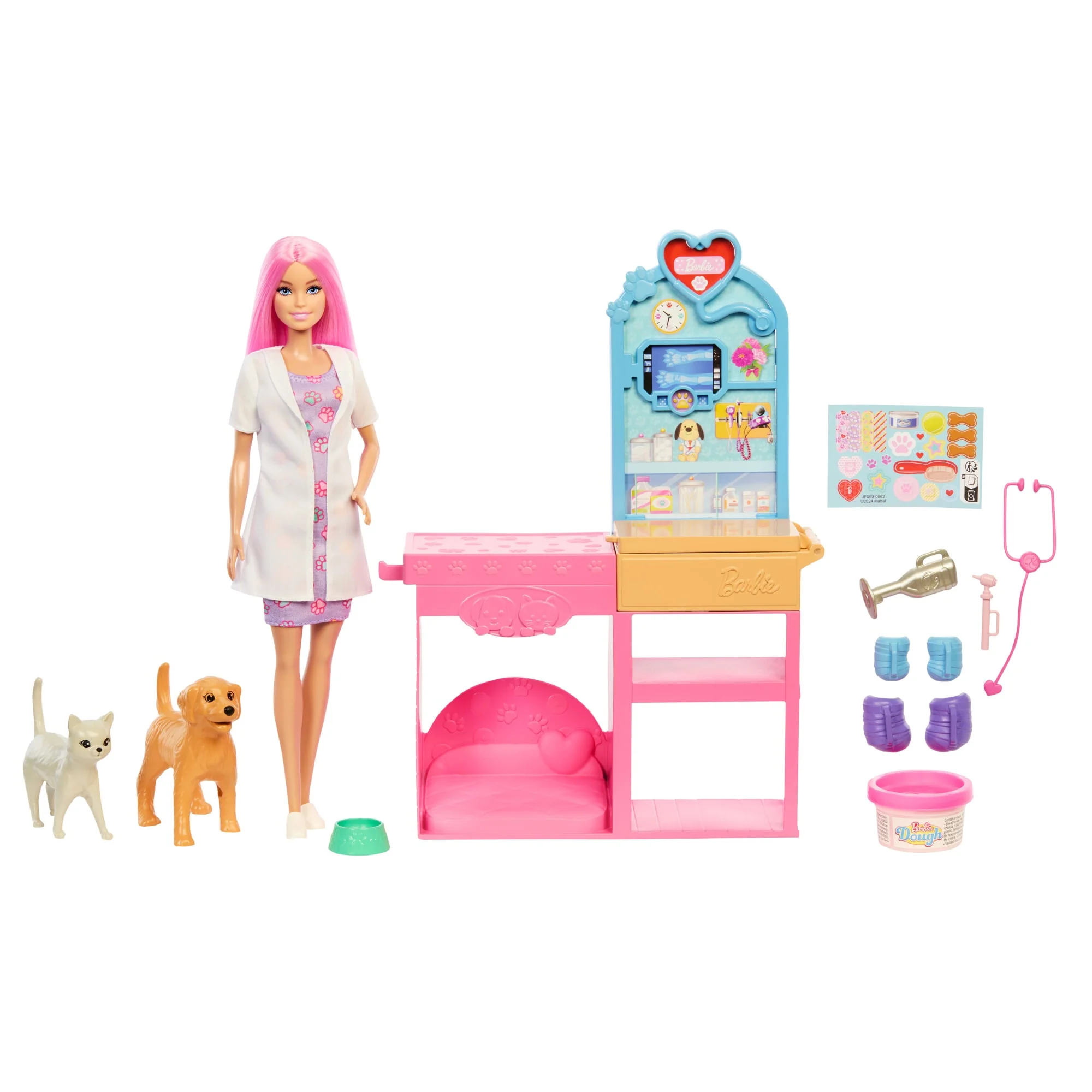 Barbie Profissões Conjunto de Brinquedo Veterinária com Animais de Estimação e Acessórios - Image 5