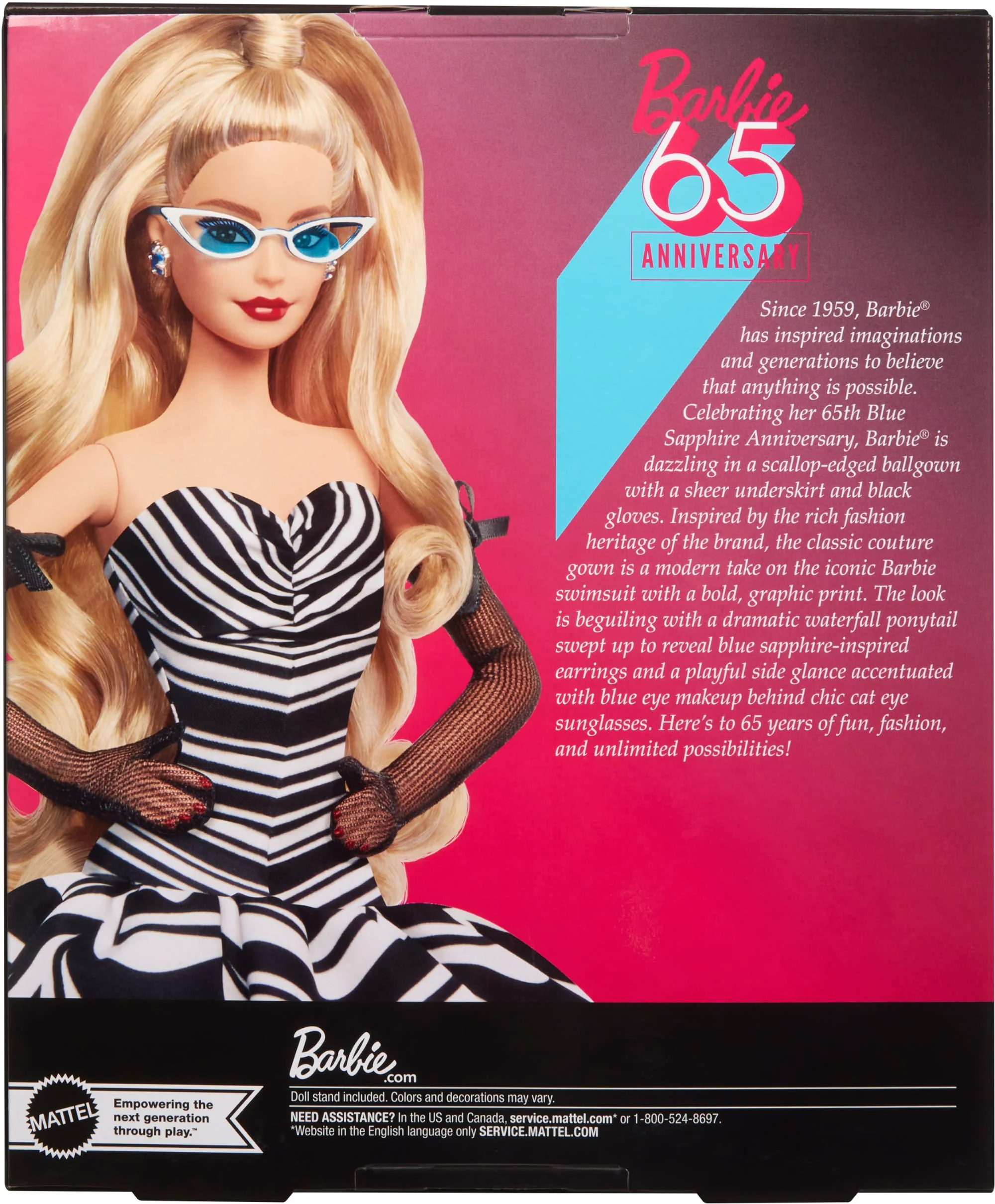 Barbie – Signature – 65E Anniversaire – Poupée de Collection, Blonde - Image 6