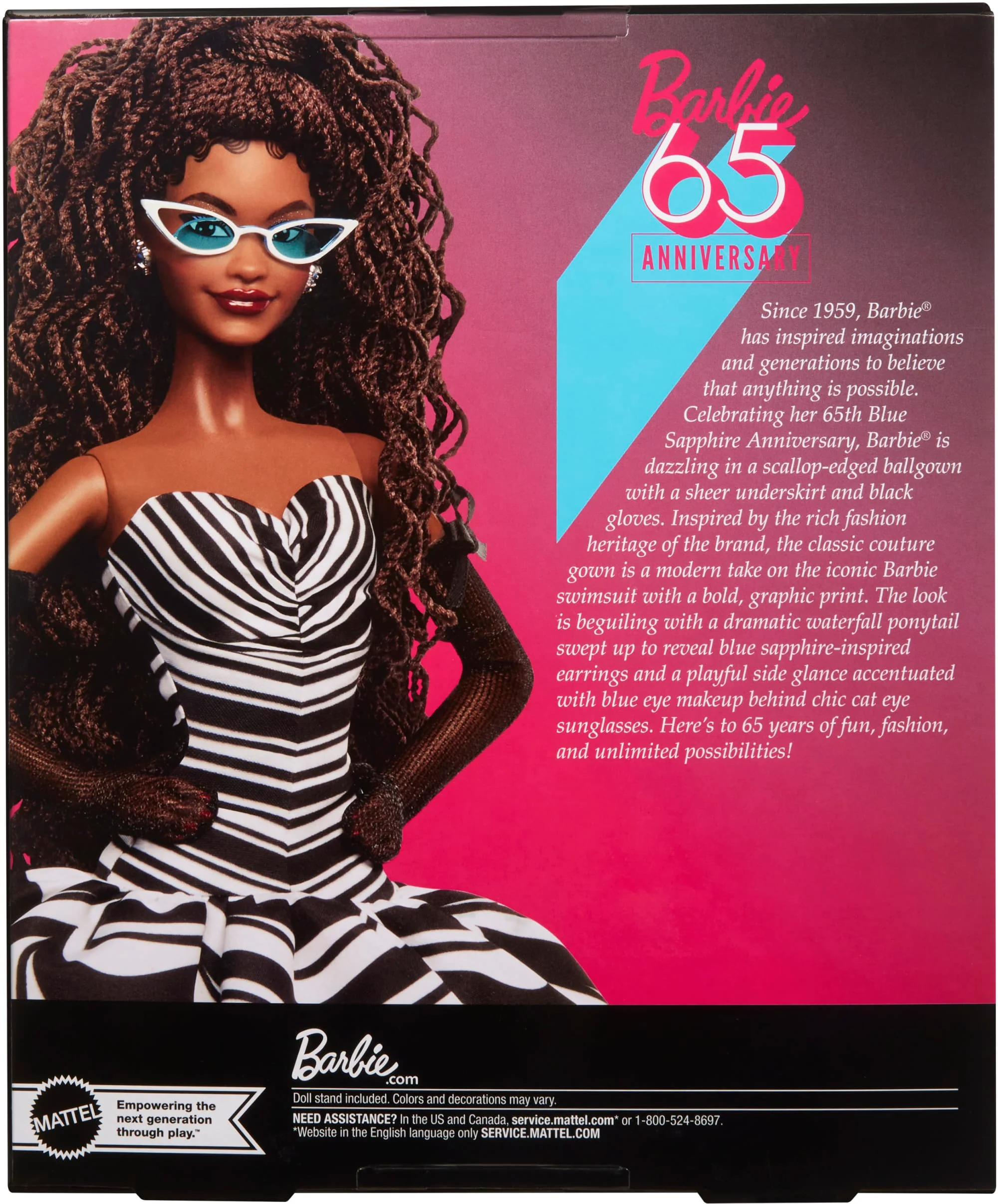 Barbie – Signature – 65E Anniversaire – Poupée de Collection Brunette - Image 6