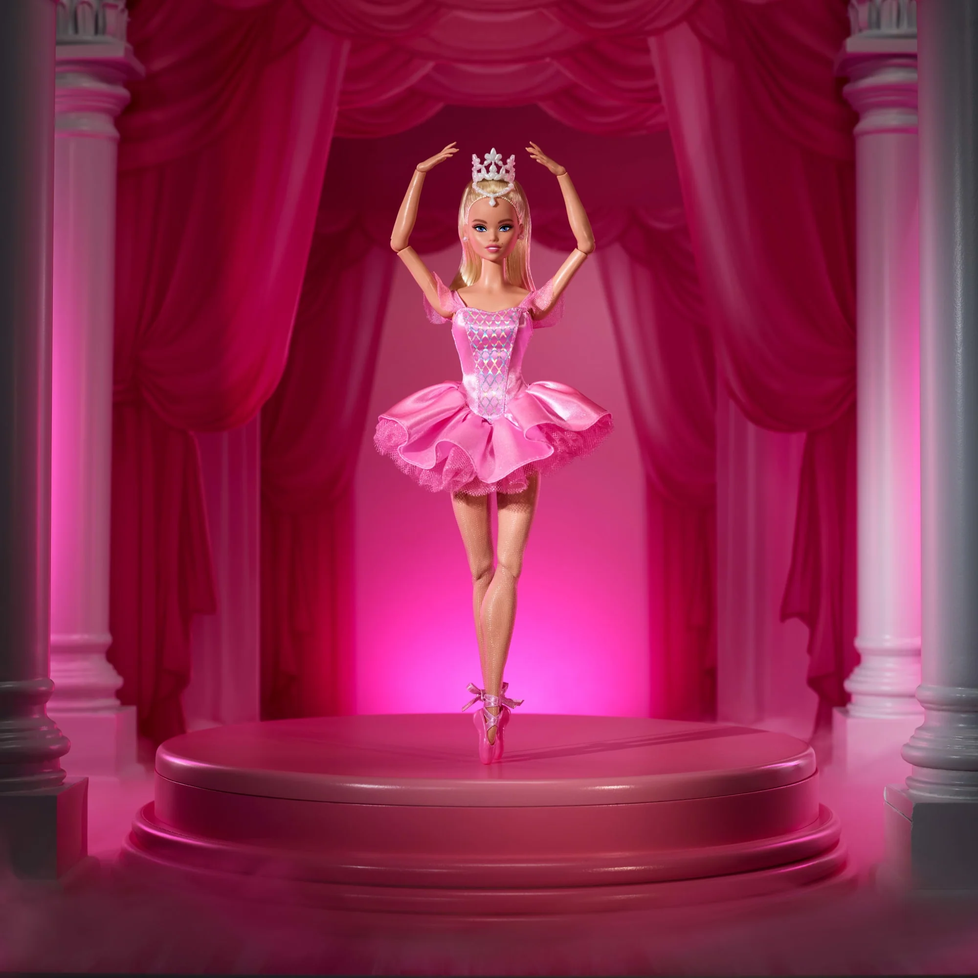 Barbie Signature Ballet Wishes Doll, Collectible Fashion Doll in Satiny, Pink Tutu - Image 2