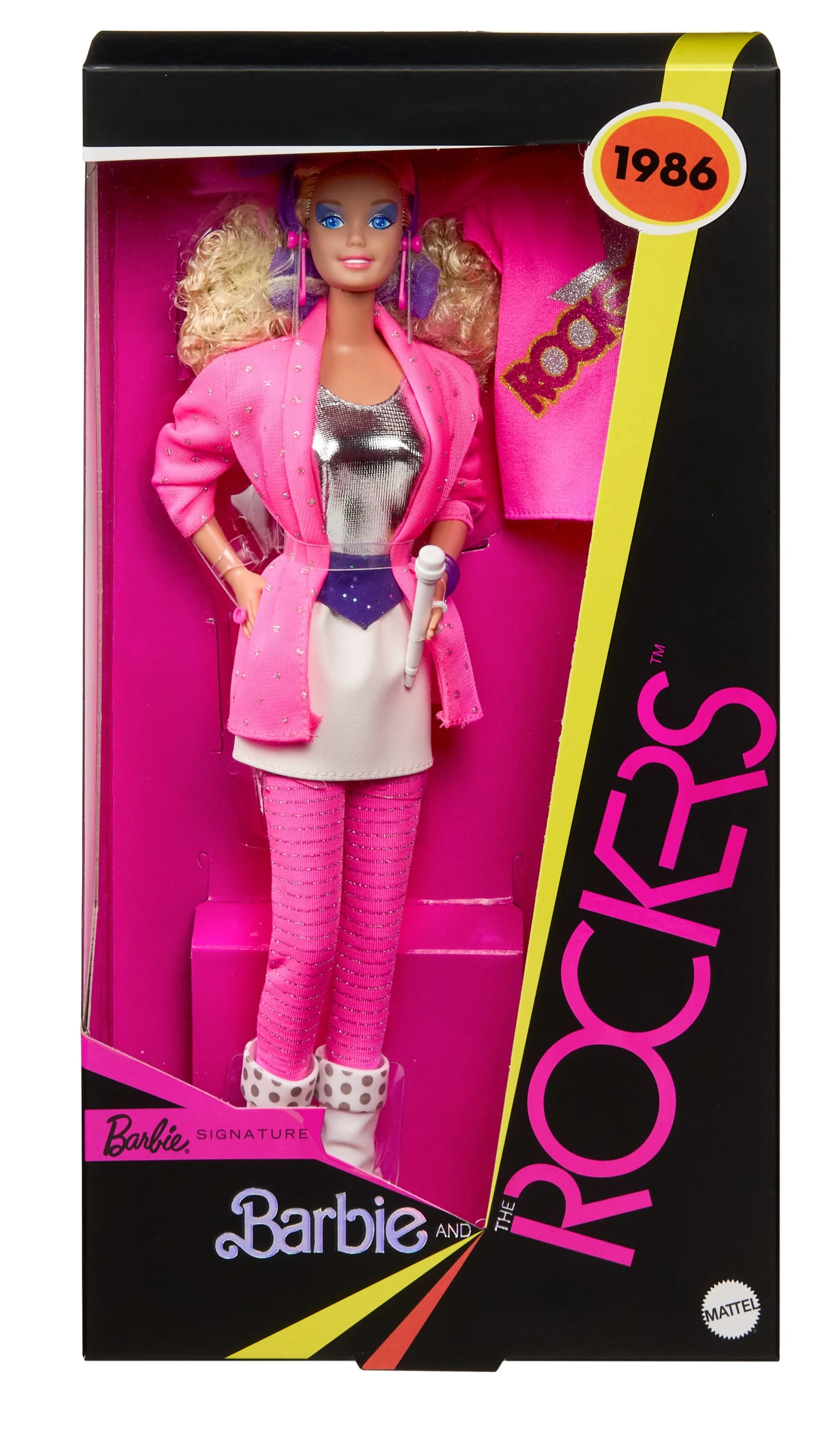 Barbie Signature Barbie And The Rockers Collectible Repro Barbie Doll, 40th Anniversary Of 1986 Line - Image 6