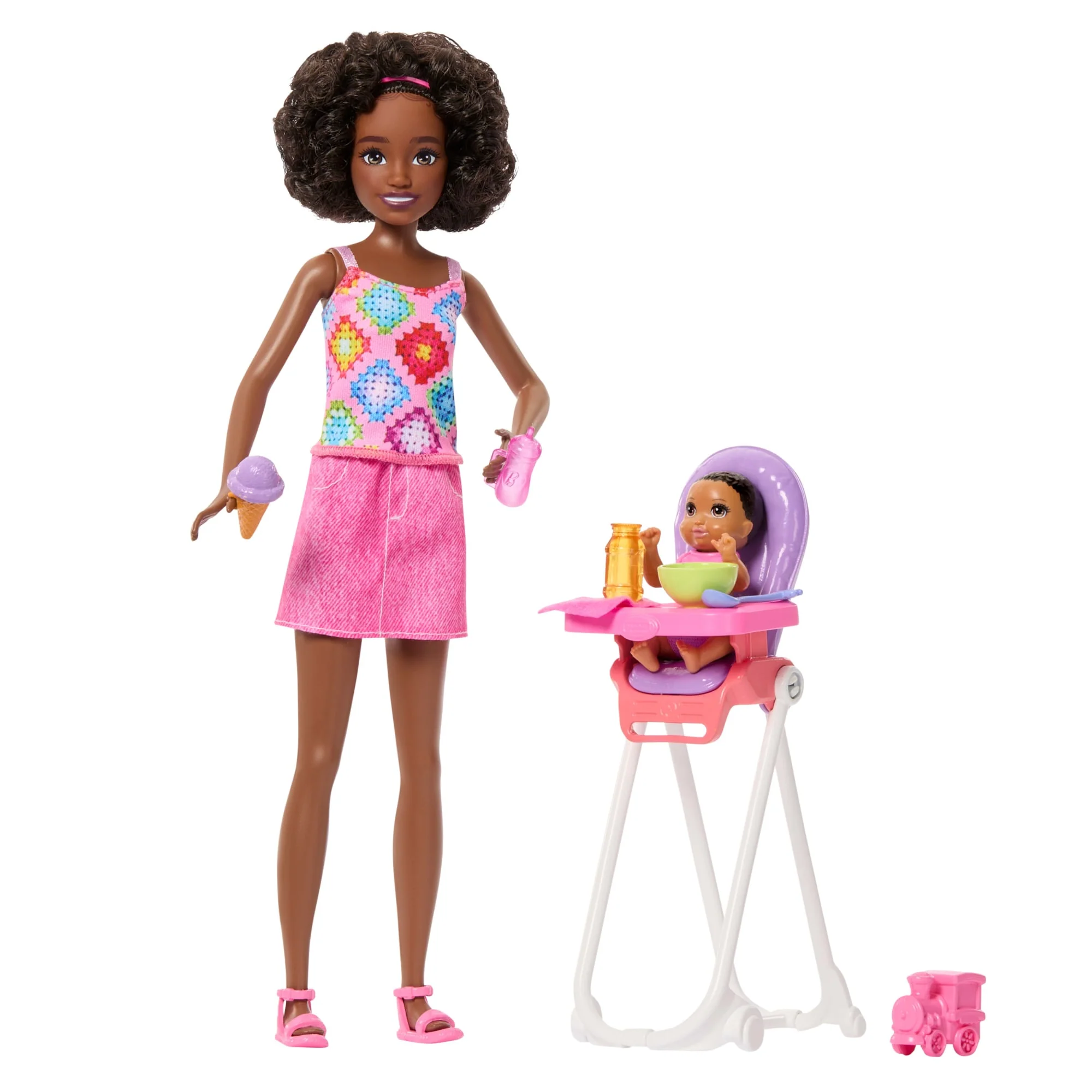 Barbie Skipper Babysitters inc. Playset With Skipper Doll, Toddler Doll, High Chair & 8 Accessories - Image 3
