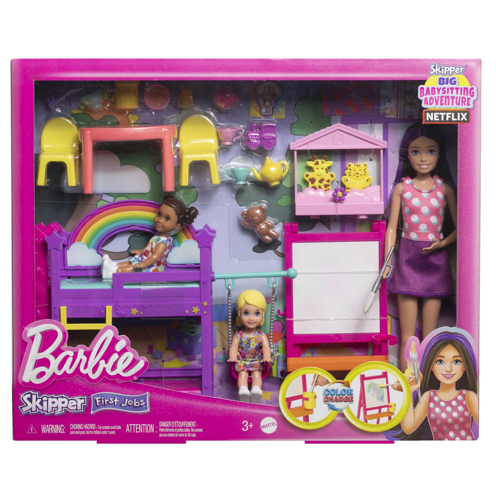 Barbie Skipper Babysitters Inc. Ultimate Daycare Playset With 3 Dolls, Furniture & 15+ Accessories - Image 6