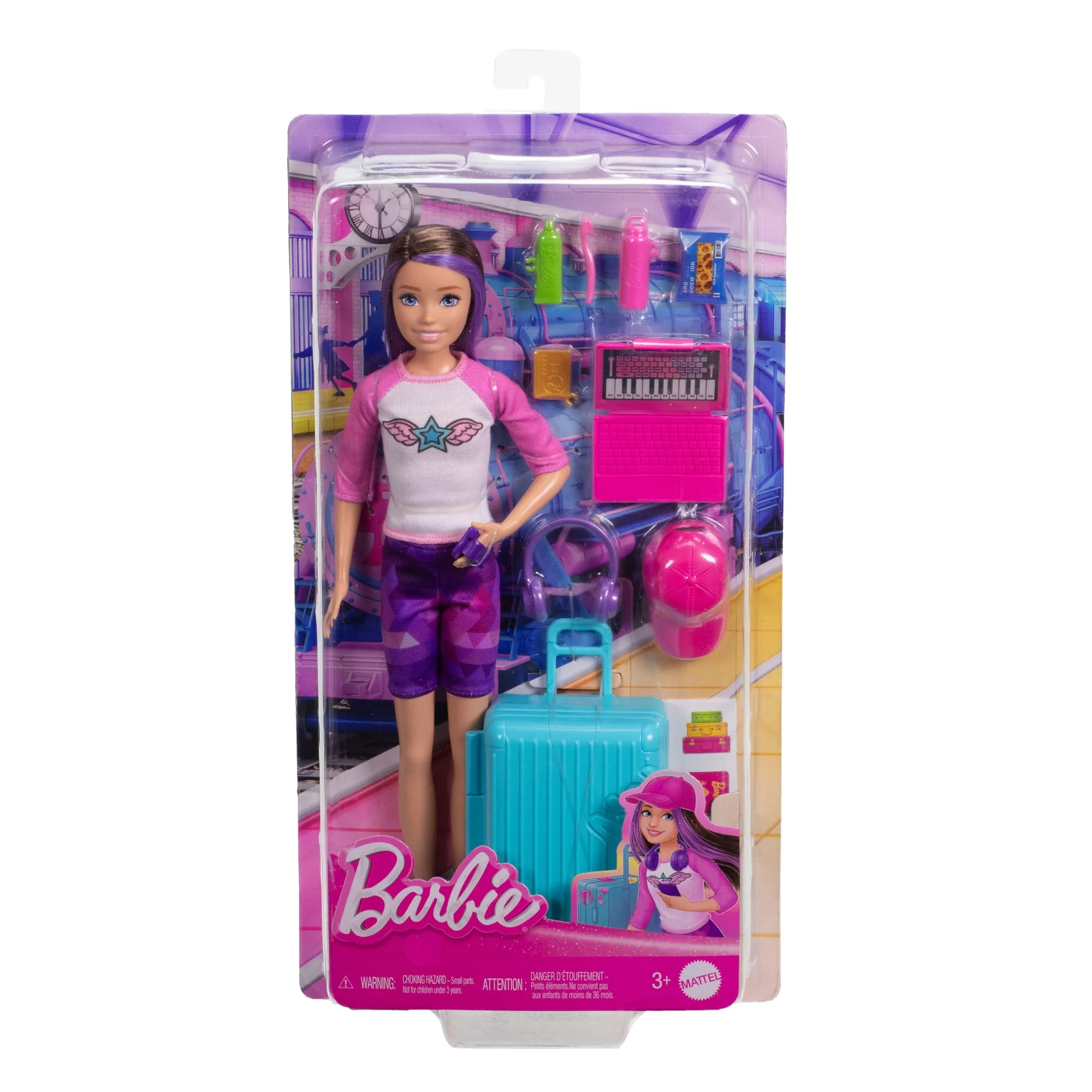 Barbie  Skipper  Poupée et 10Accessoires  Coffret Voyage - Image 6