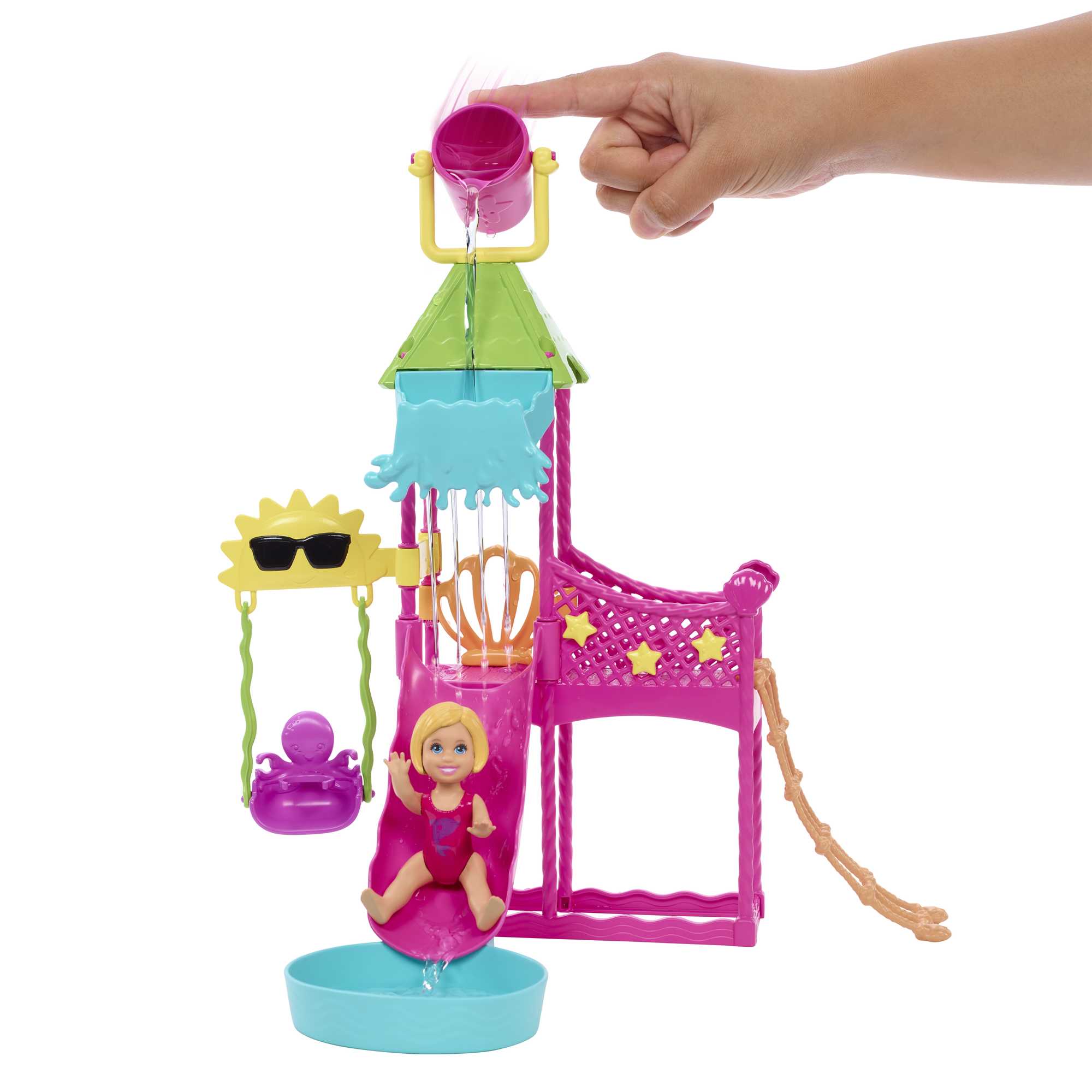 Barbie®-Skipper Premiers Jobs Coffret Parc Aquatique, Avec Toboggan - Image 2