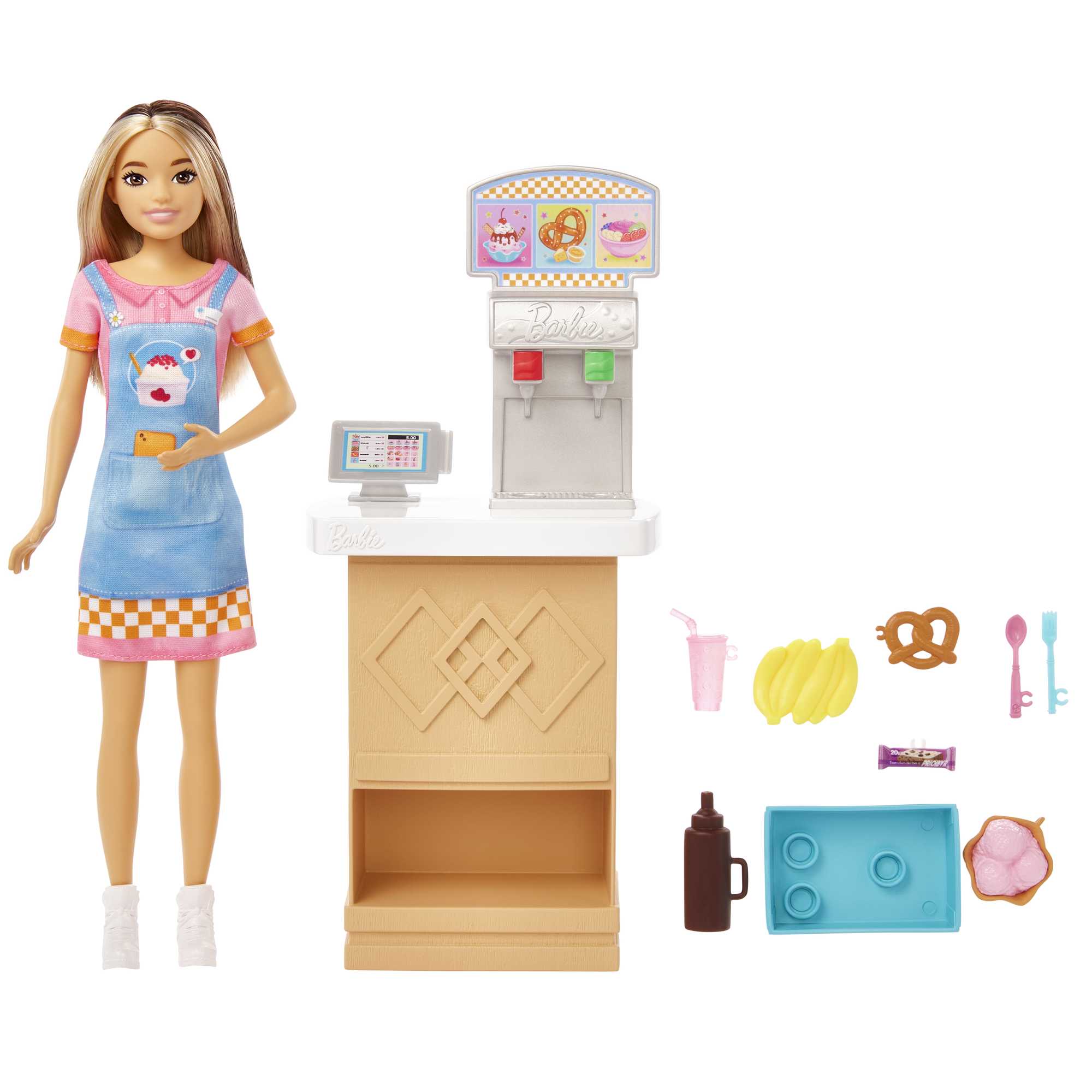Barbie®-Skipper Premiers Jobs Coffret Snack-Bar, Avec Accessoires - Image 3