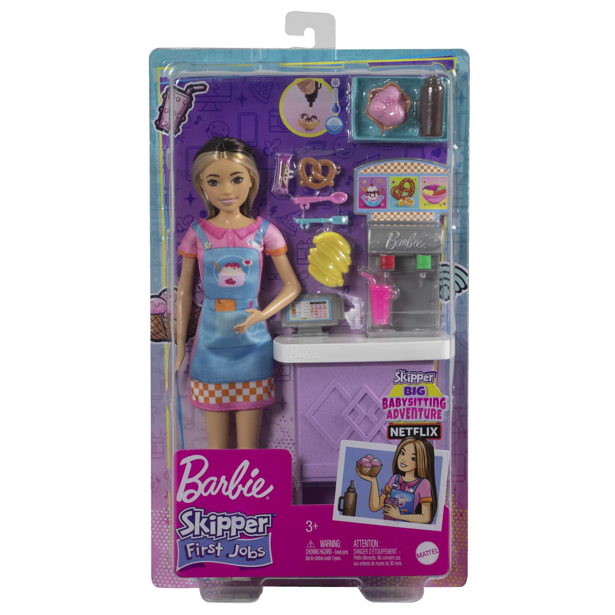 Barbie®-Skipper Premiers Jobs Coffret Snack-Bar, Avec Accessoires - Image 6