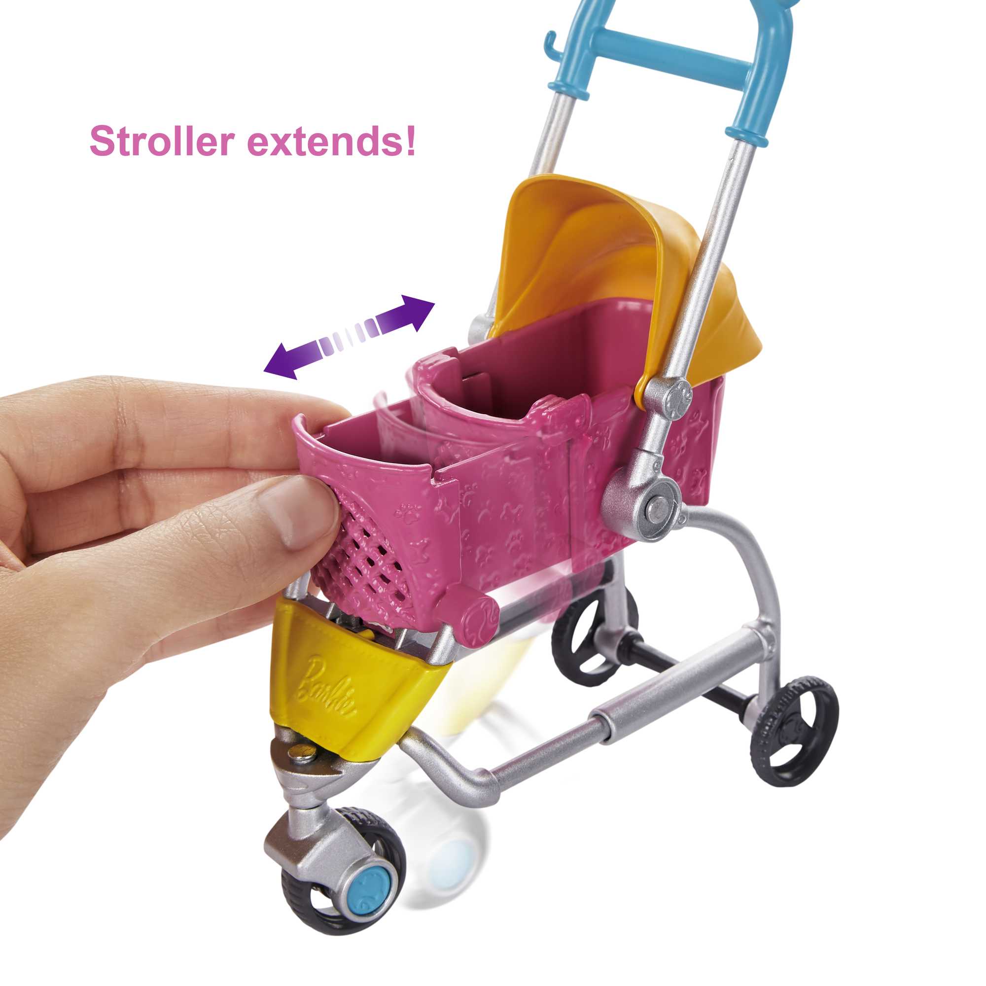 Barbie Stroll ‘n Play Pups Doll And Accessories - Image 3