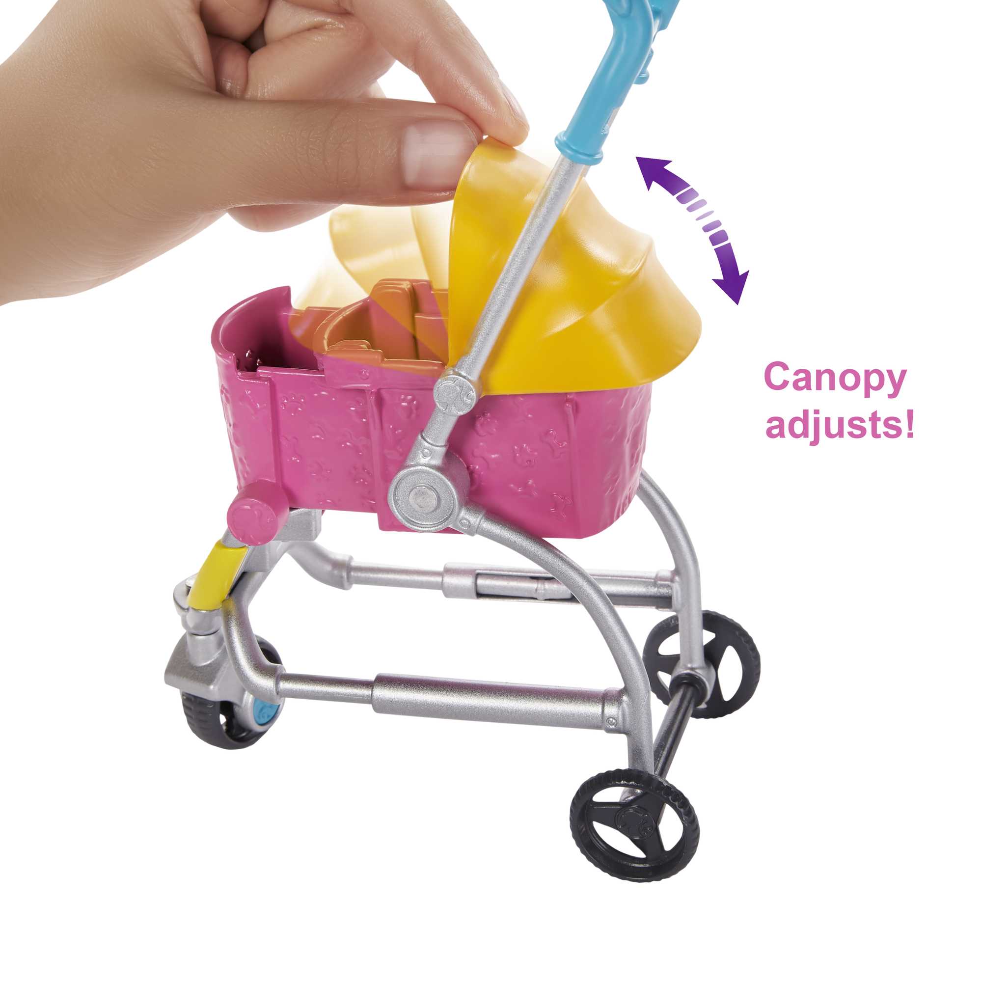 Barbie Stroll ‘n Play Pups Doll And Accessories - Image 4