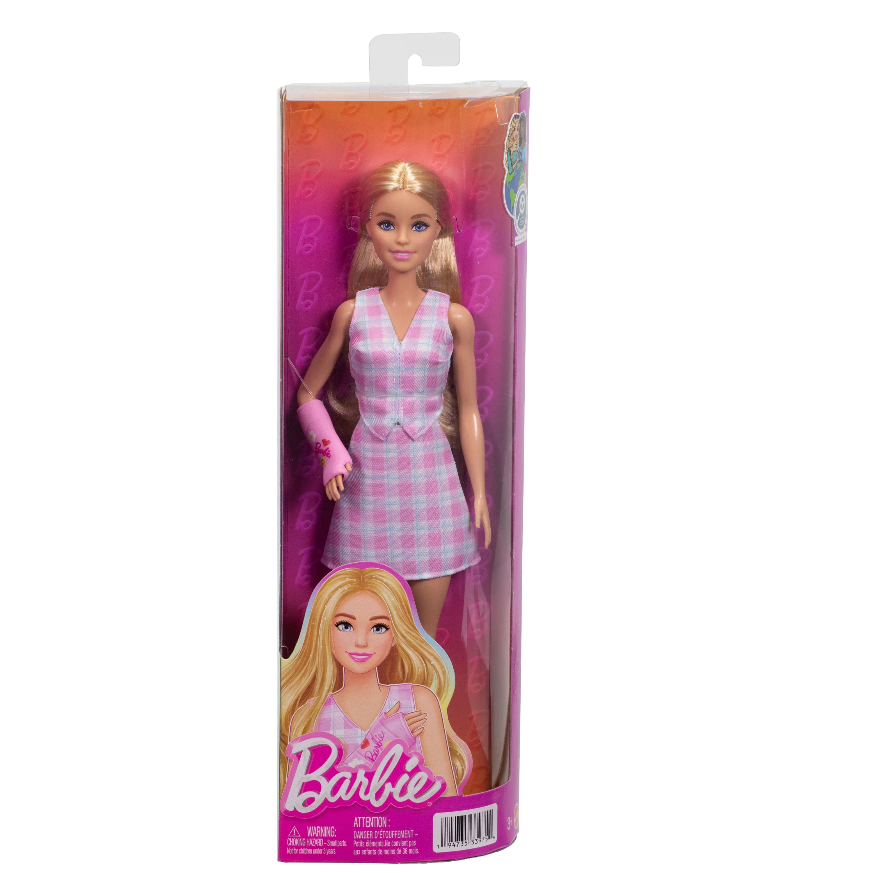 Barbie Style Muñeca barbie style barbie fashionista vestido rosa y yeso - Image 6