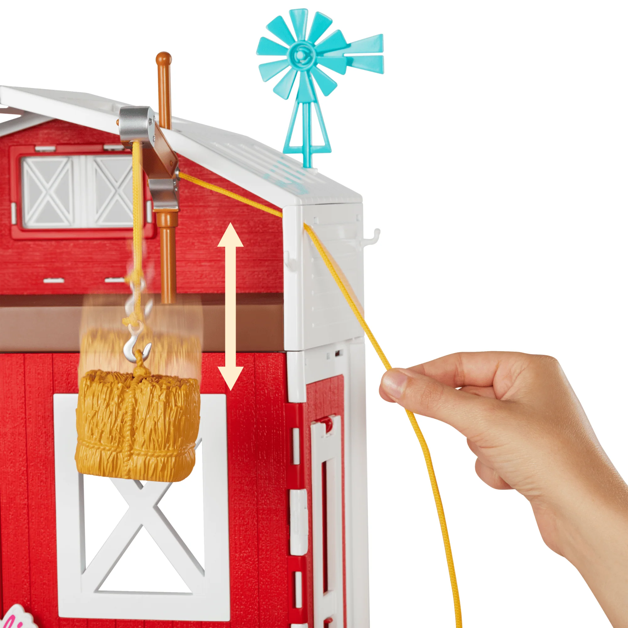 Barbie Horse Barn Playset With 25+ Feeding & Grooming Accessories Including 11 Animal Figures - Image 4