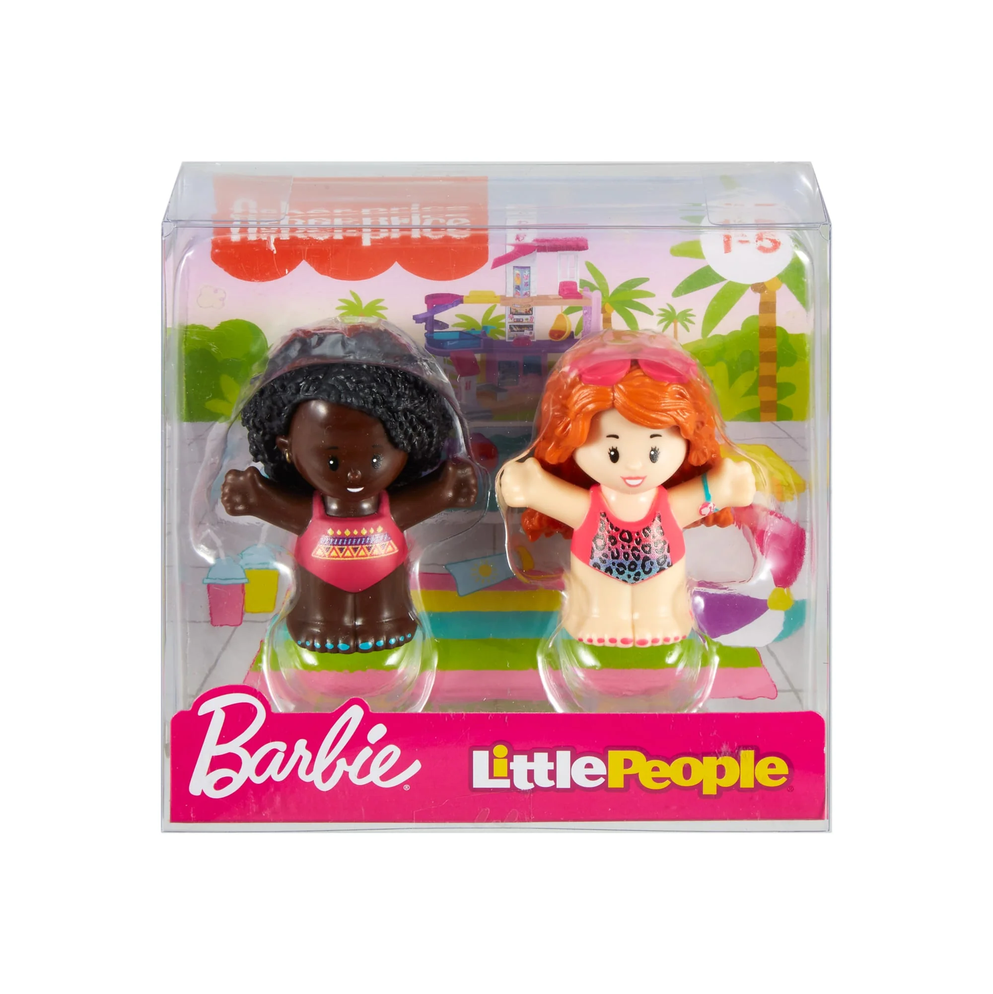 Fisher-Price Little People Barbie Swimming Figure Pack, 2 Characters For Toddlers - Image 5