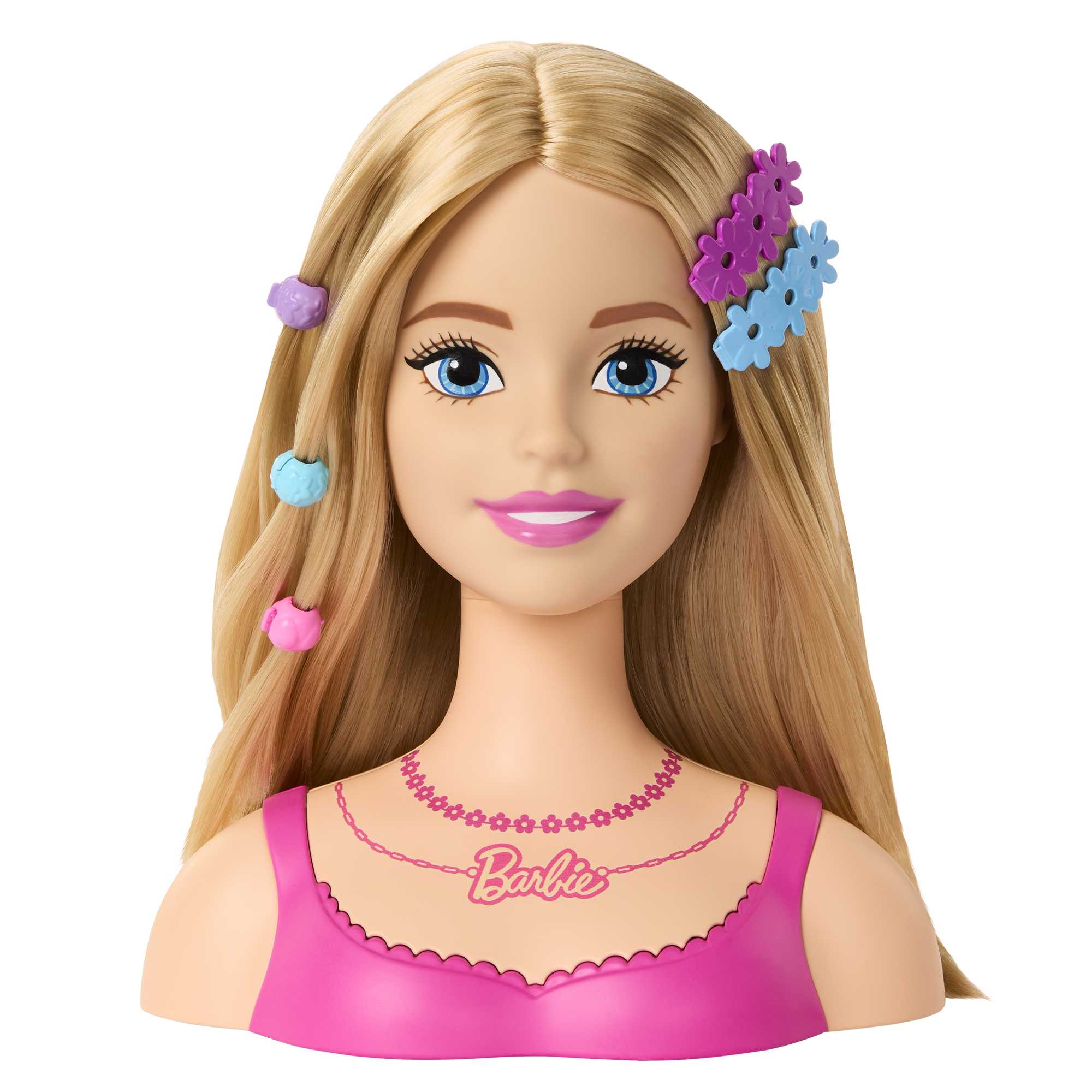 Barbie Tête à Coiffer, Cheveux Blonds, 20 Accessoires Colorés - Image 5