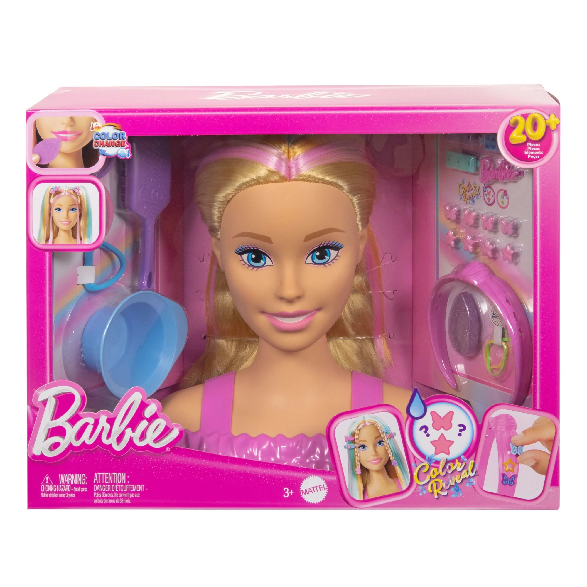 Barbie  Tête à Coiffer, Cheveux Blonds, 20+ Accessoires - Image 6