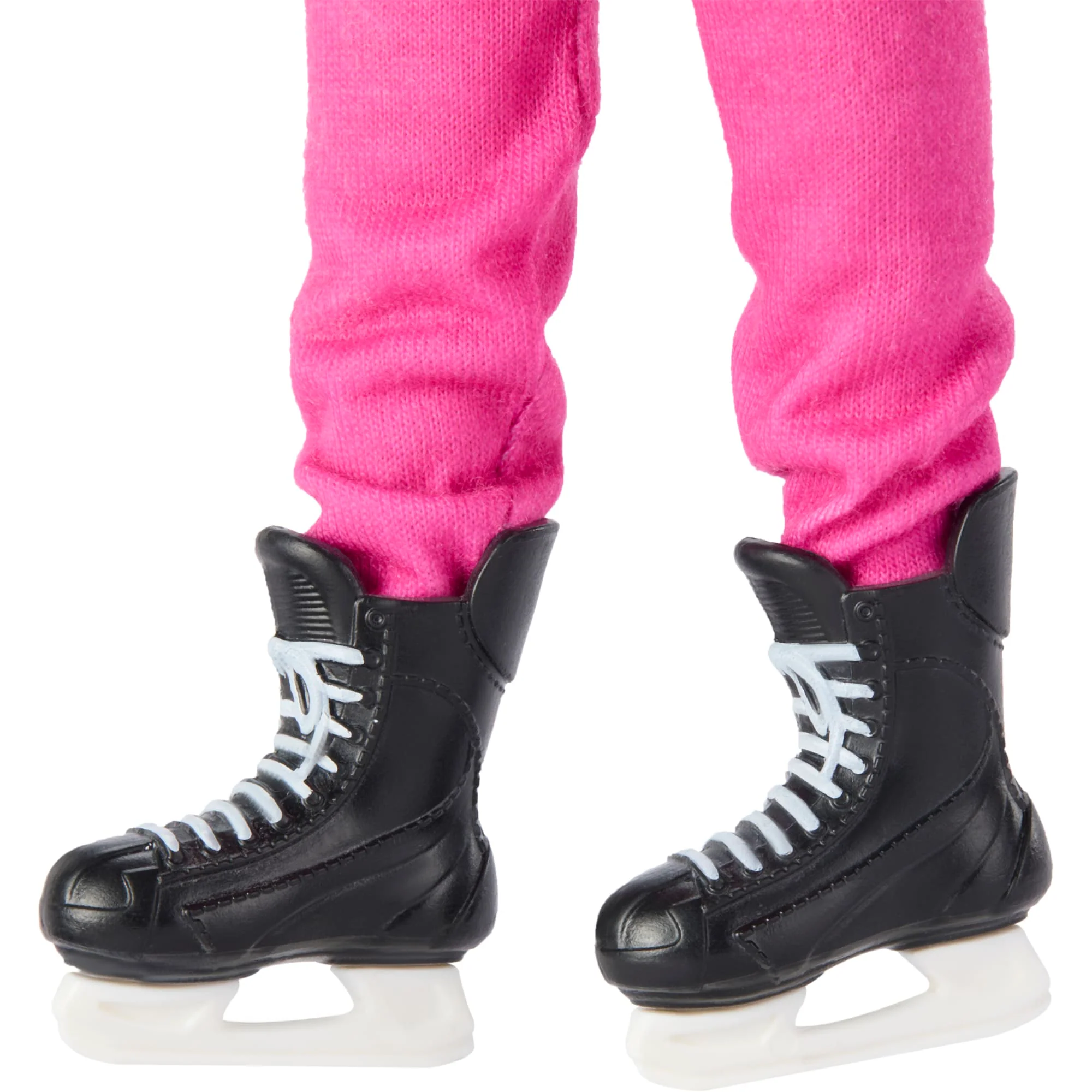 Barbie Tim Hortons PWHL Fashion Doll in Pink, Purple, & Teal Hockey Jersey, includes Hockey Accessories - Image 4