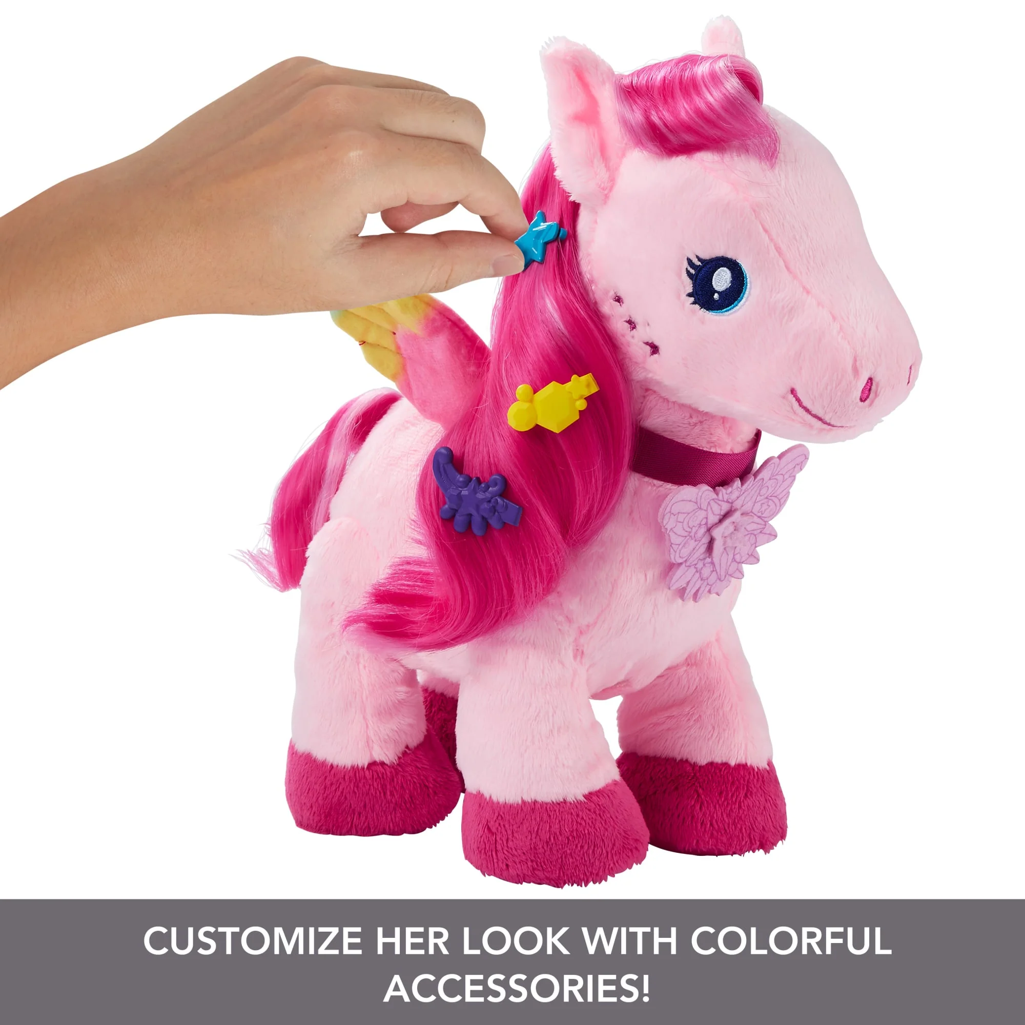 Barbie A Touch Of Magic Walk & Flutter Pegasus Plush - Image 3