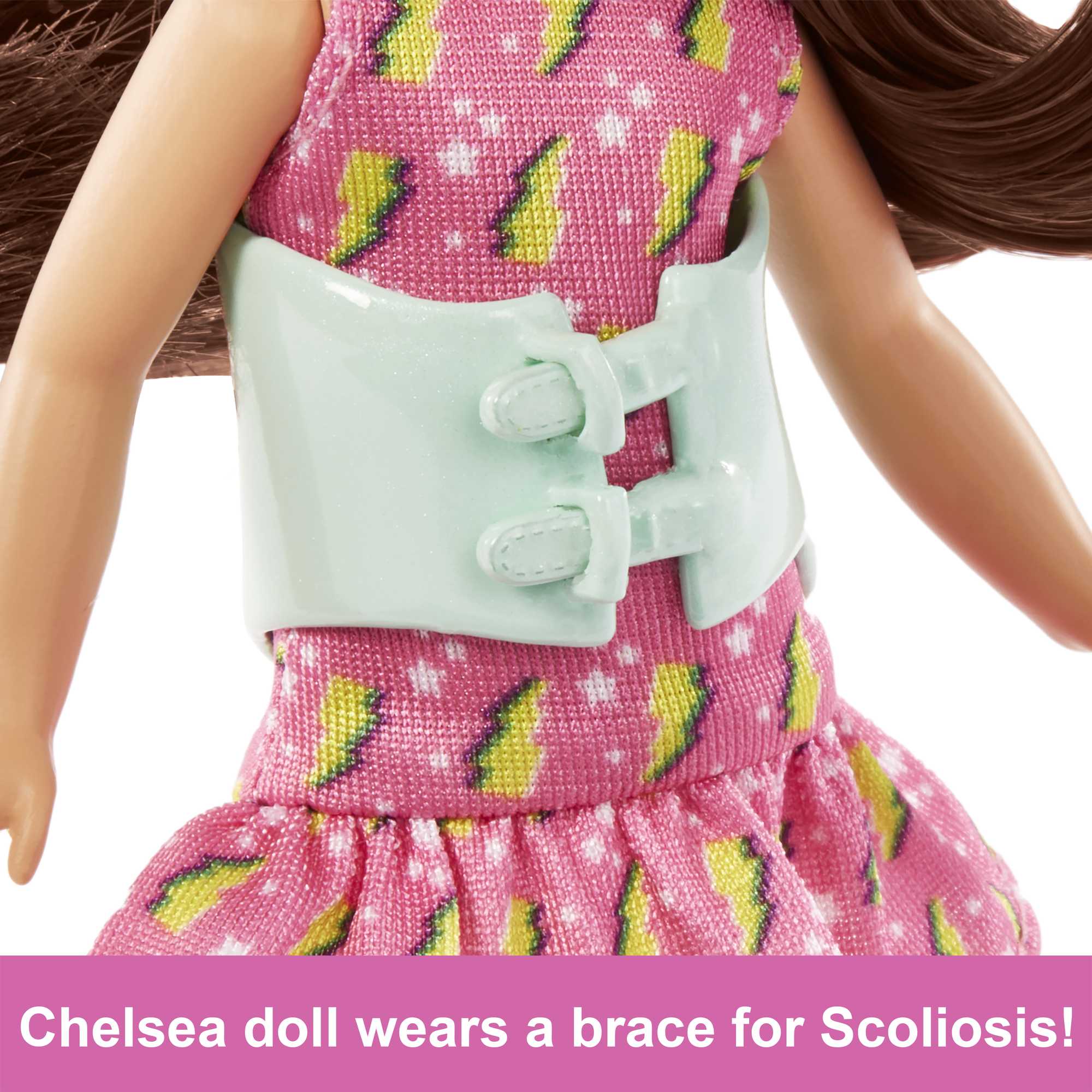 Barbie Toys, Chelsea Doll, 6-inch Small Doll With Brace For Scoliosis Spine Curvature - Image 3