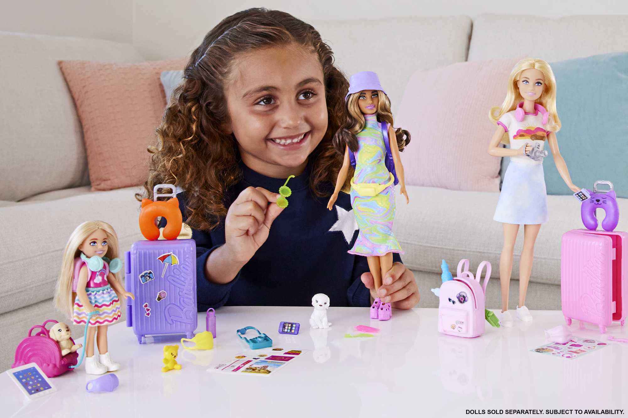Barbie Toys, Chelsea Doll And Accessories, Travel Set With Puppy - Image 2