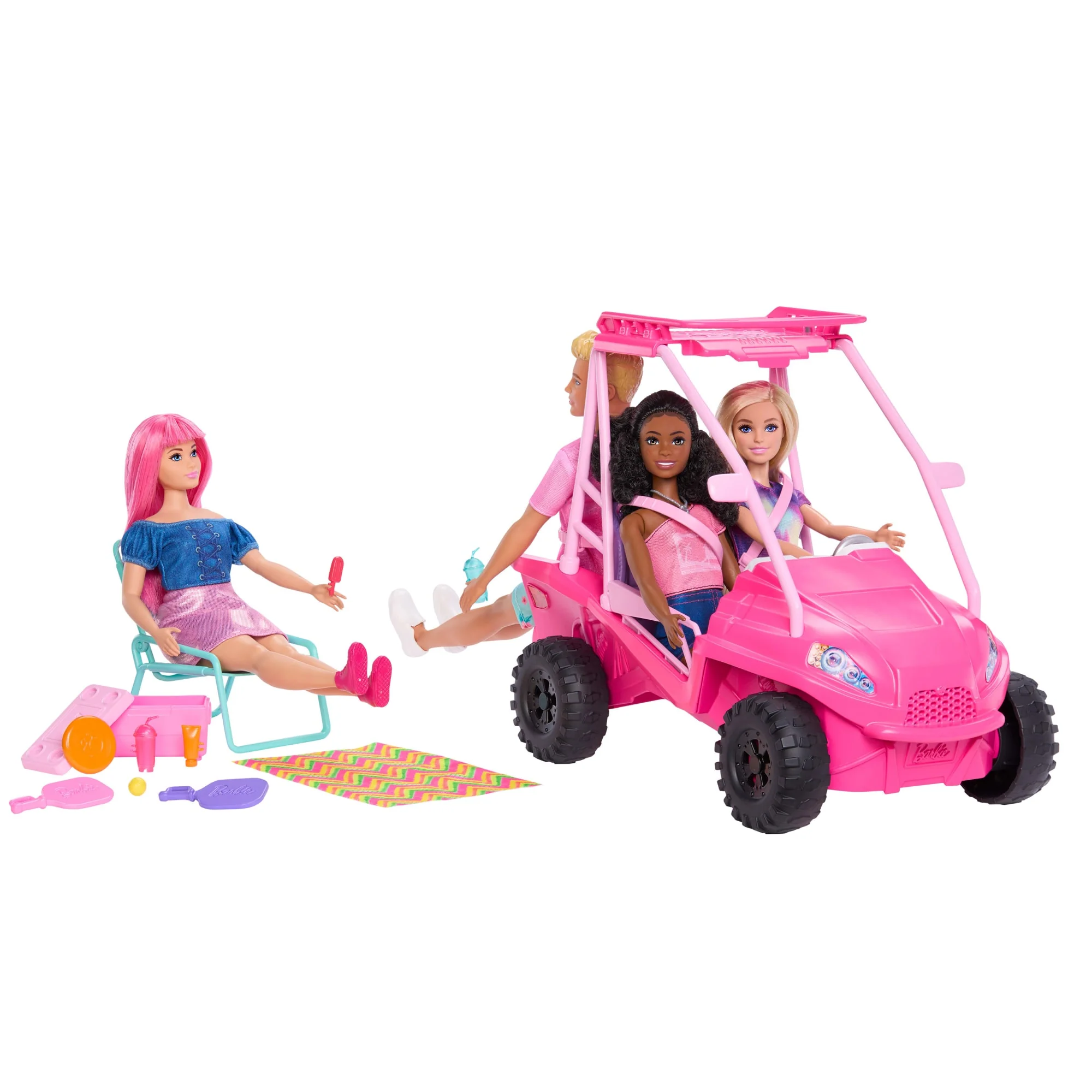 Barbie Veículo para Boneca Os Mistérios da Barbie: Detetives da Praia Beach Buggy - Image 3