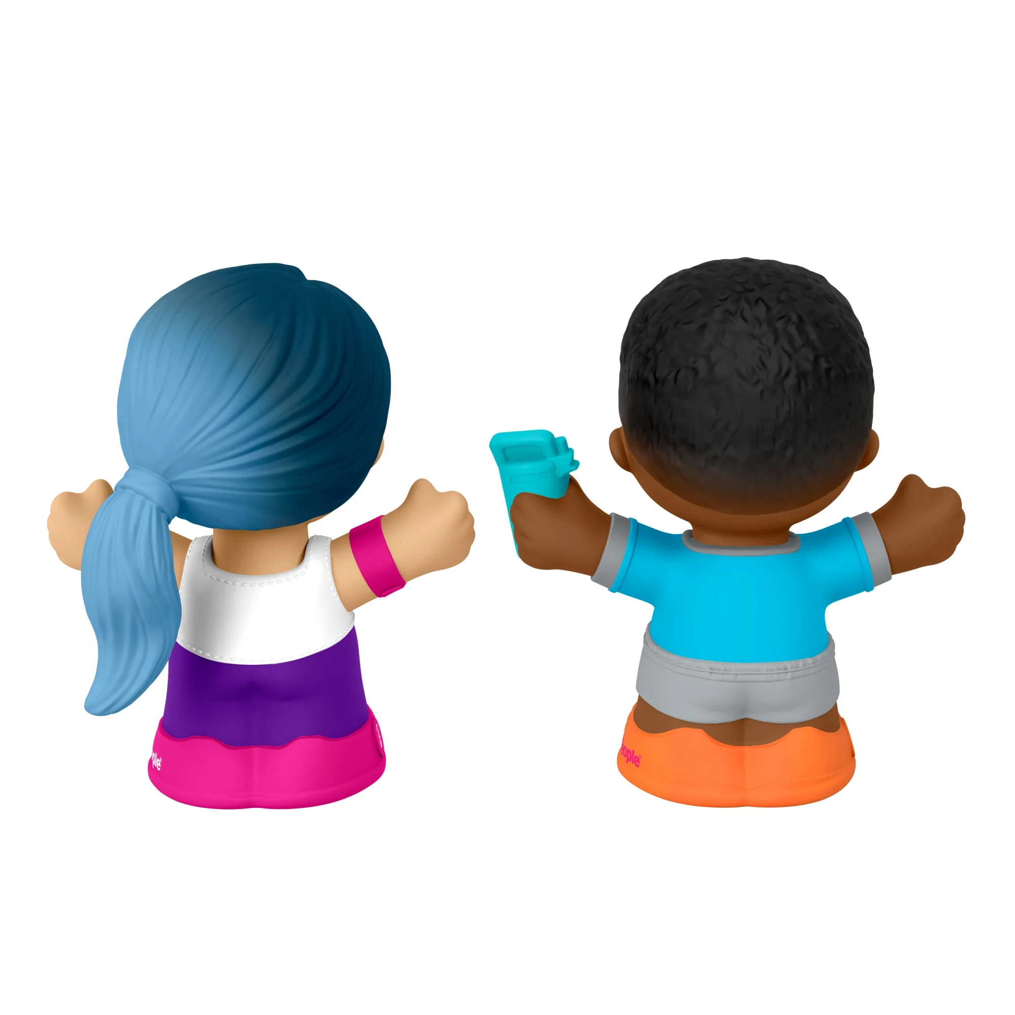 Little People Barbie Toy Set, 2 Wellness-Themed Character Figures, Toddler Toy - Image 5