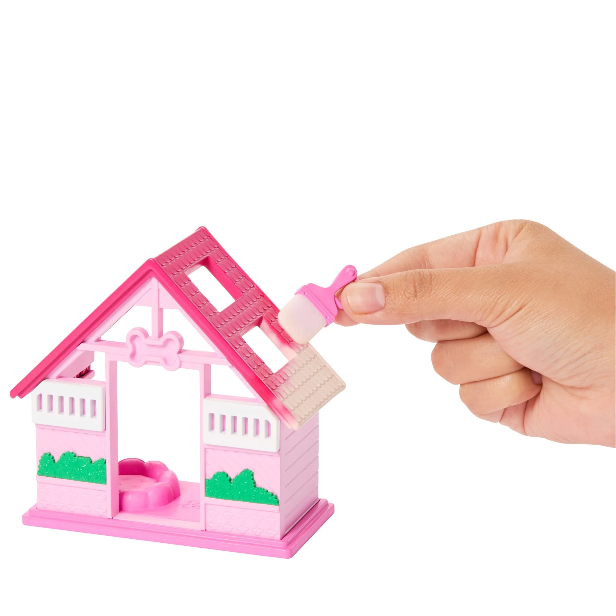 Barbie World Build-A-Doghouse Playset With Workbench, Buildable Doghouse & 15+ Accessories - Image 4