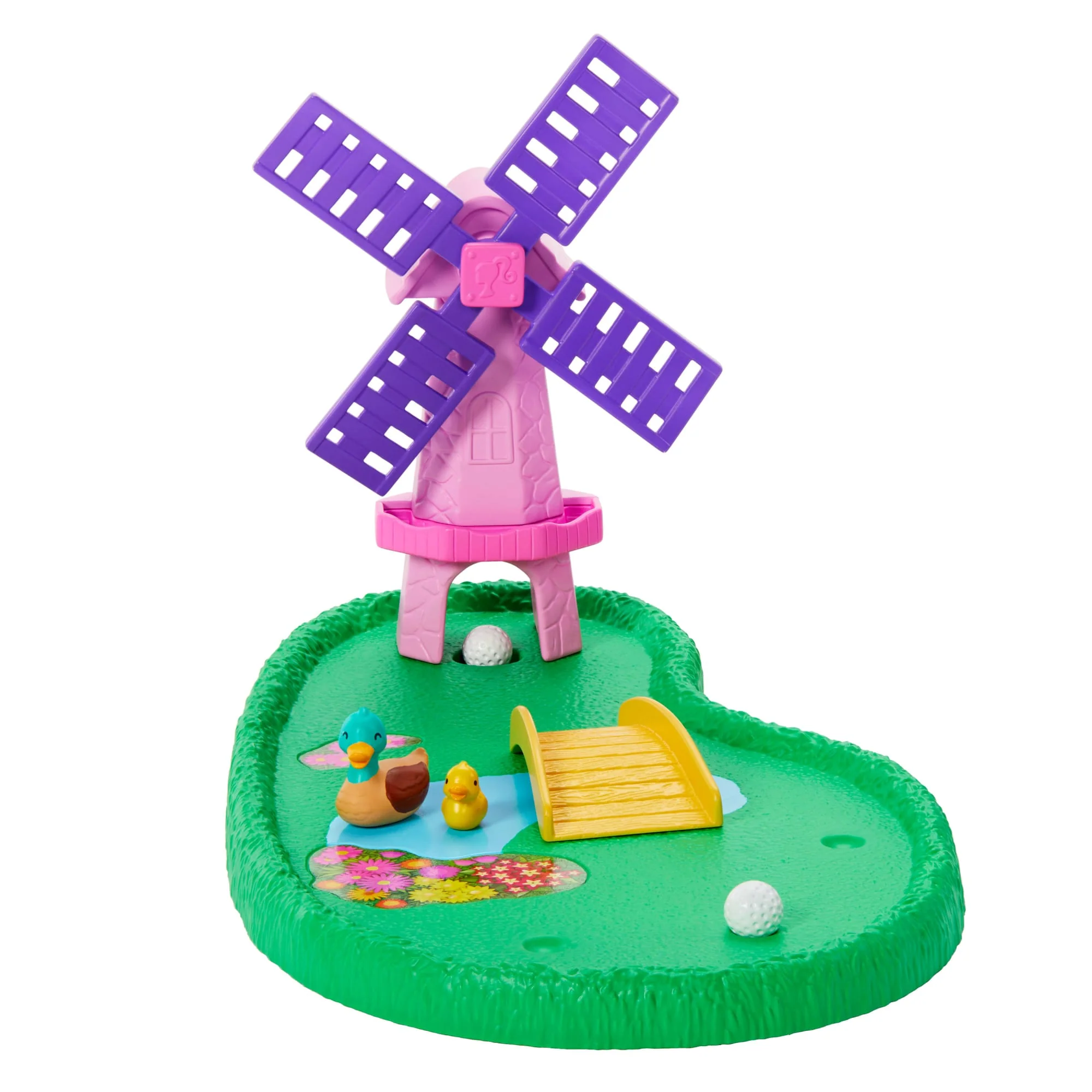 Barbie World Mini Golf Toy Playset With 22 Pieces Including Clubs, Balls, Visor, Shoes, & More - Image 2