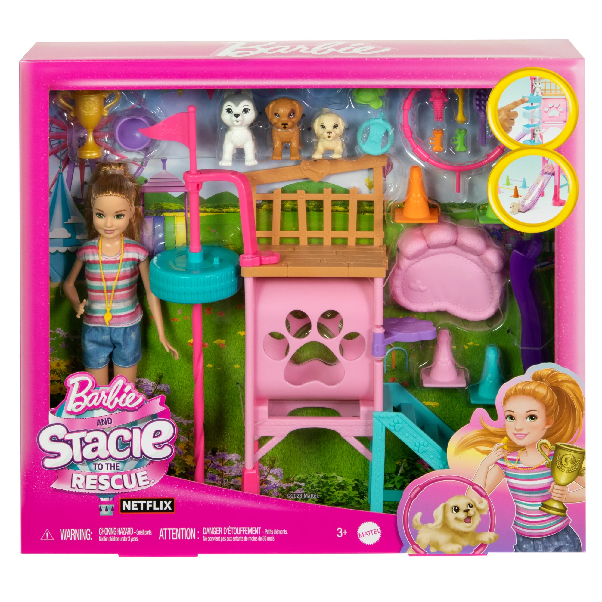 Barbie-Poupée et Coffret Parcours D’Obstacles - Image 6