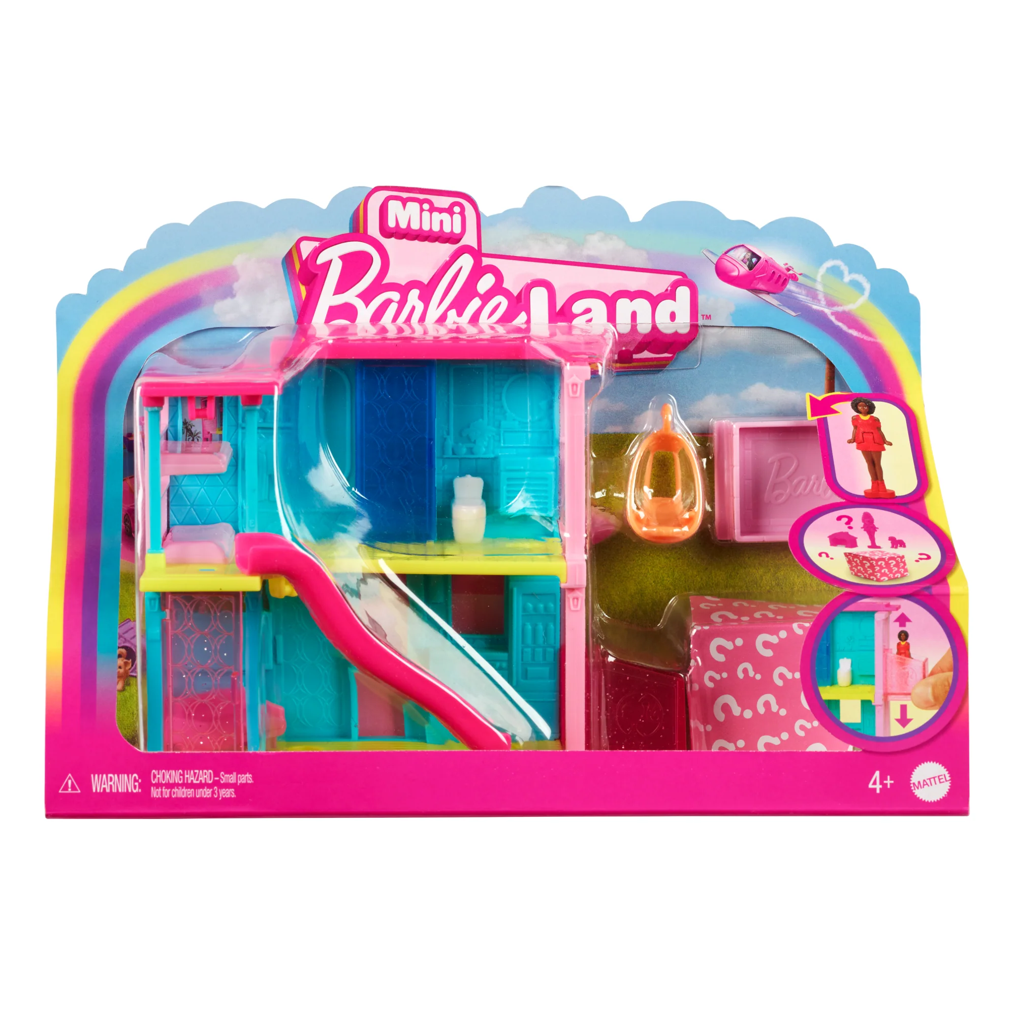 Barbie Mini Barbieland Coffrets Maison de Poupée, Poupée 3,81 Cm