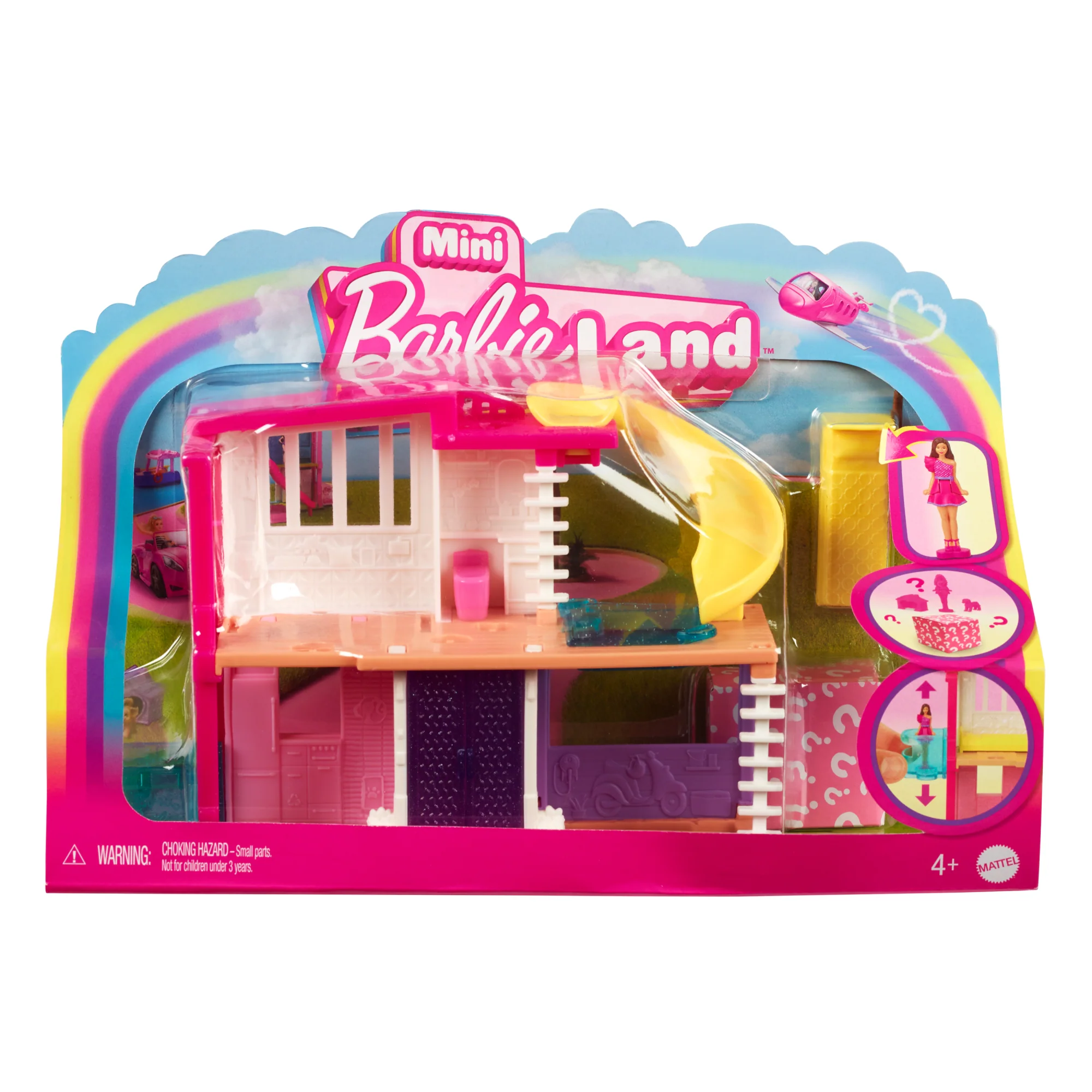 Barbie Mini Barbieland Coffrets Maison de Poupée, Poupée 3,81 Cm