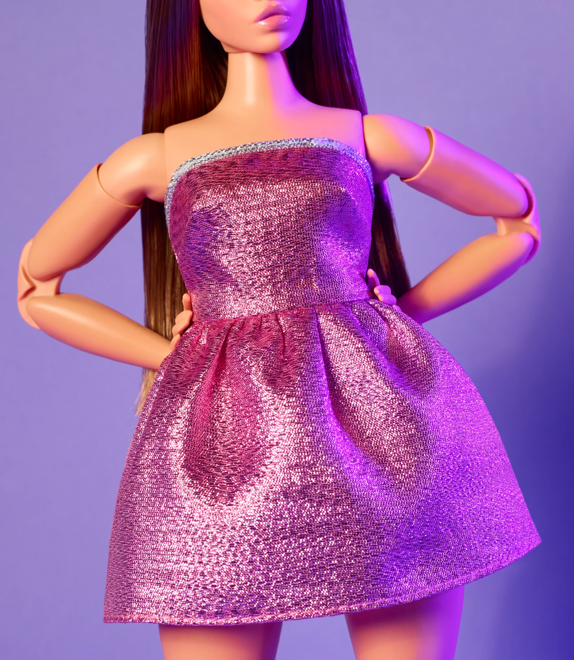 Barbie-Looks-Poupée de Collection N24 Avec Cheveux Bruns - Image 4