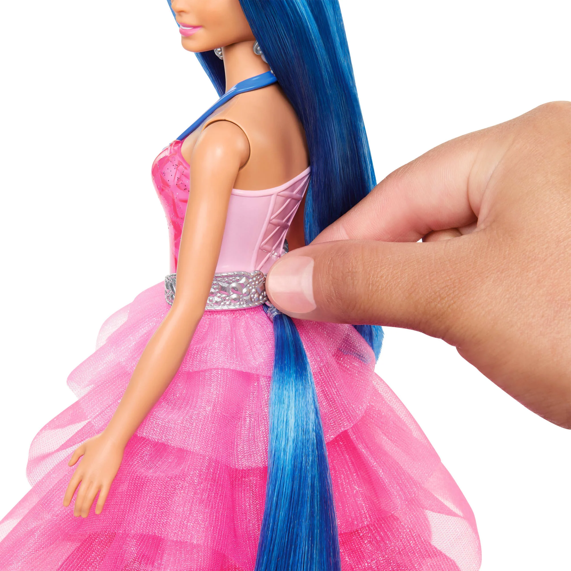 Barbie  65Anniversaire  Poupée et Animal  Licorne Ailée, Ch. Bleus - Image 3