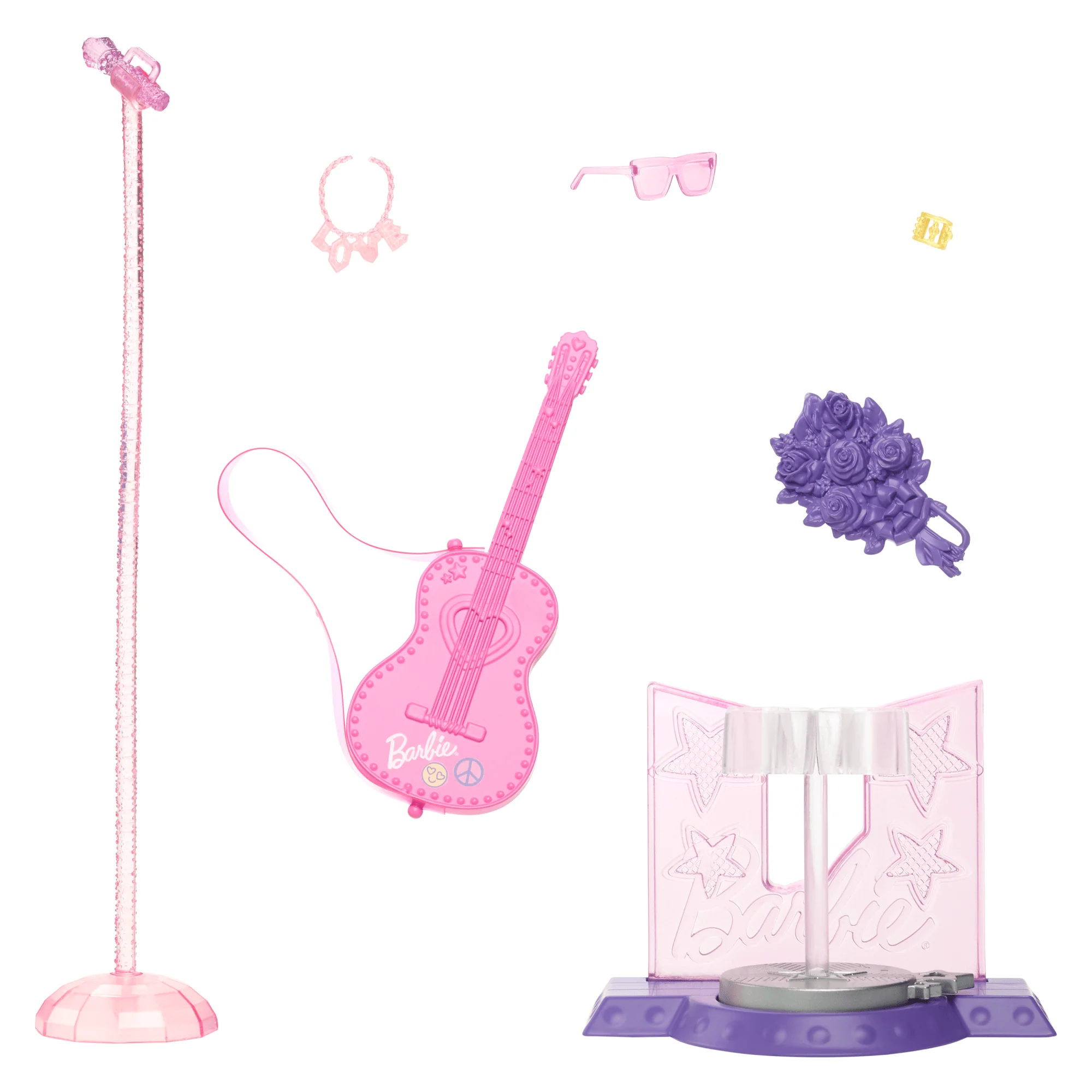 Barbie  Carrières  65Anniversaire  Vedette Pop et 10Accessoires - Image 4
