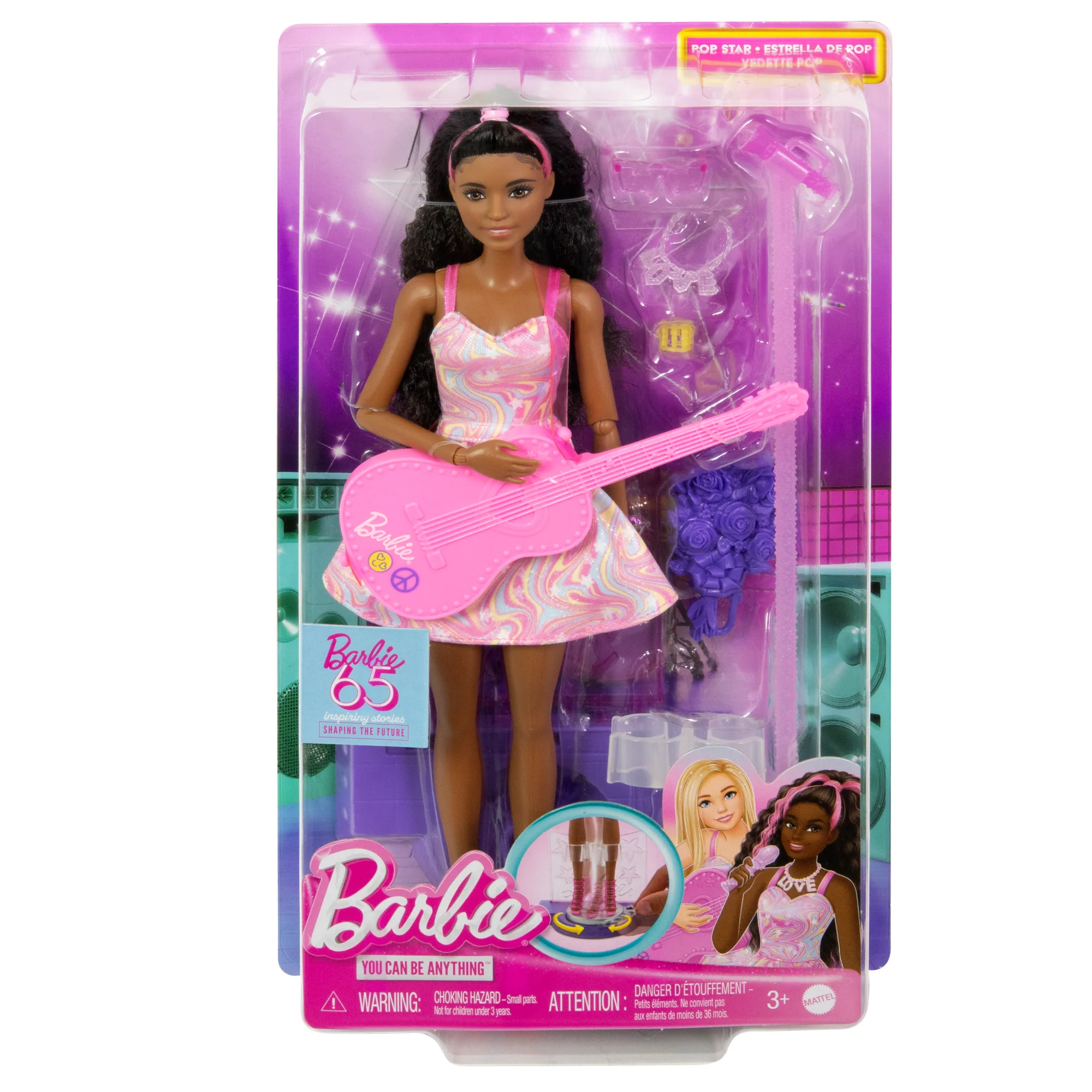Barbie  Carrières  65Anniversaire  Vedette Pop et 10Accessoires - Image 6