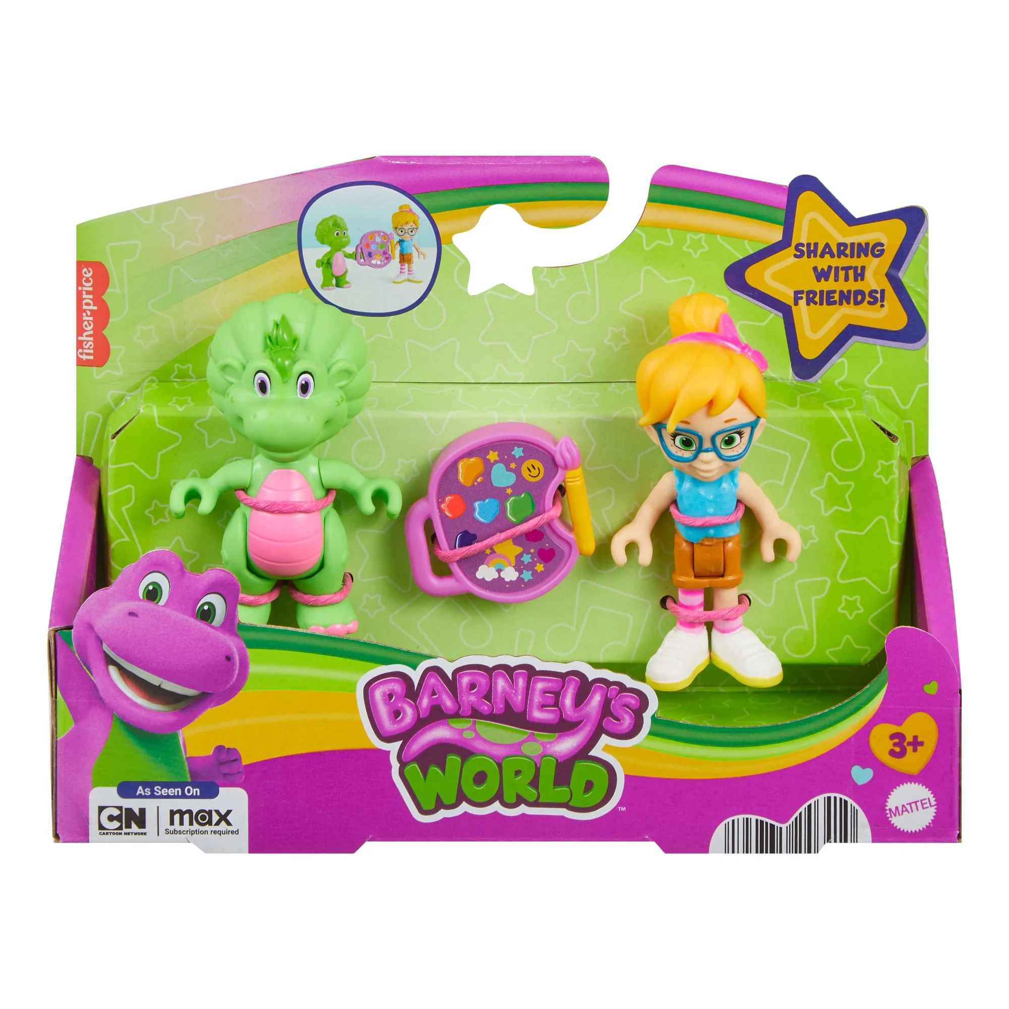 Barney Figura de Juguete Paquete de Baby Bop y Vivie - Image 6