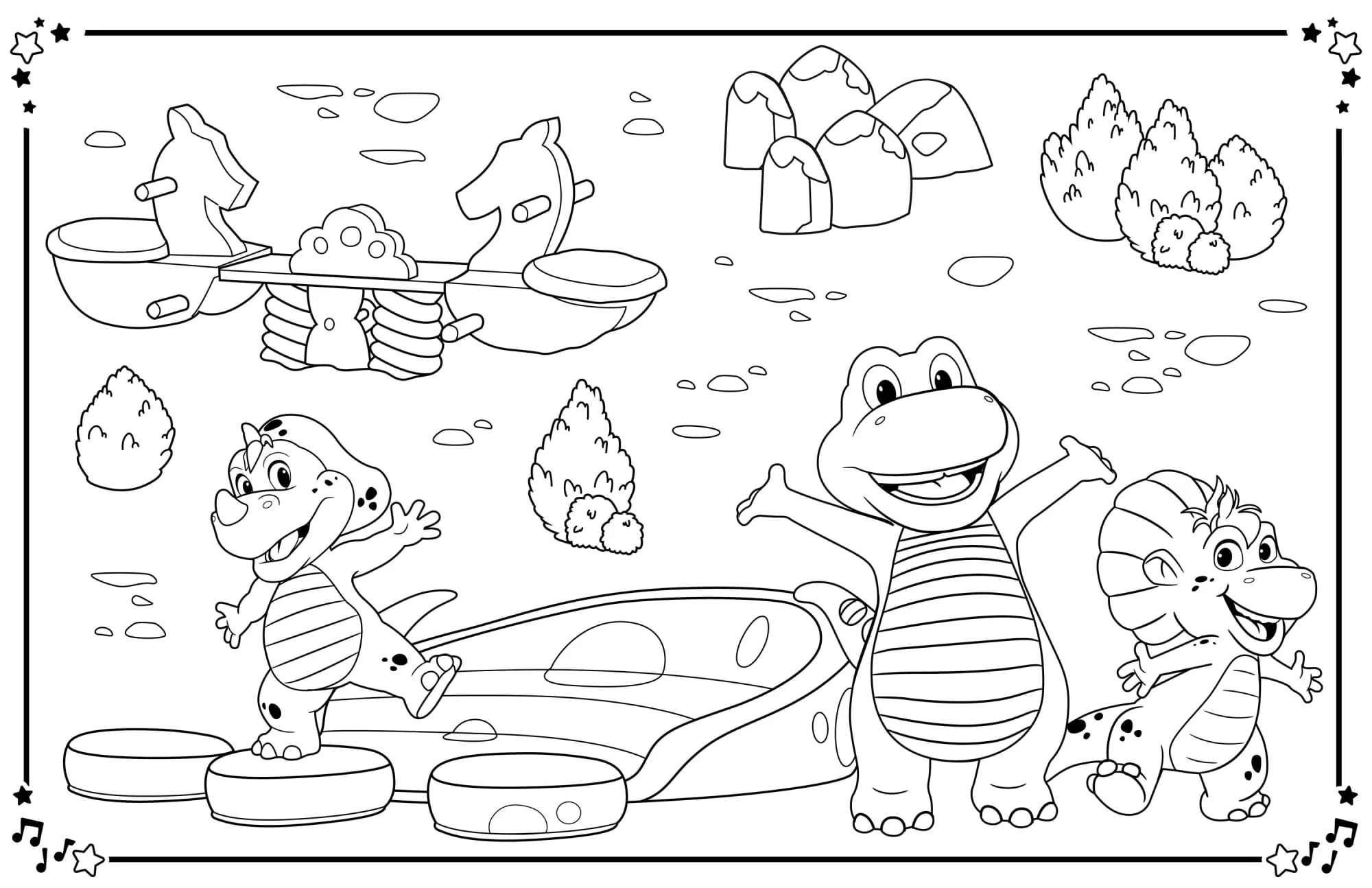 Barney: Giant Coloring Book - Image 3