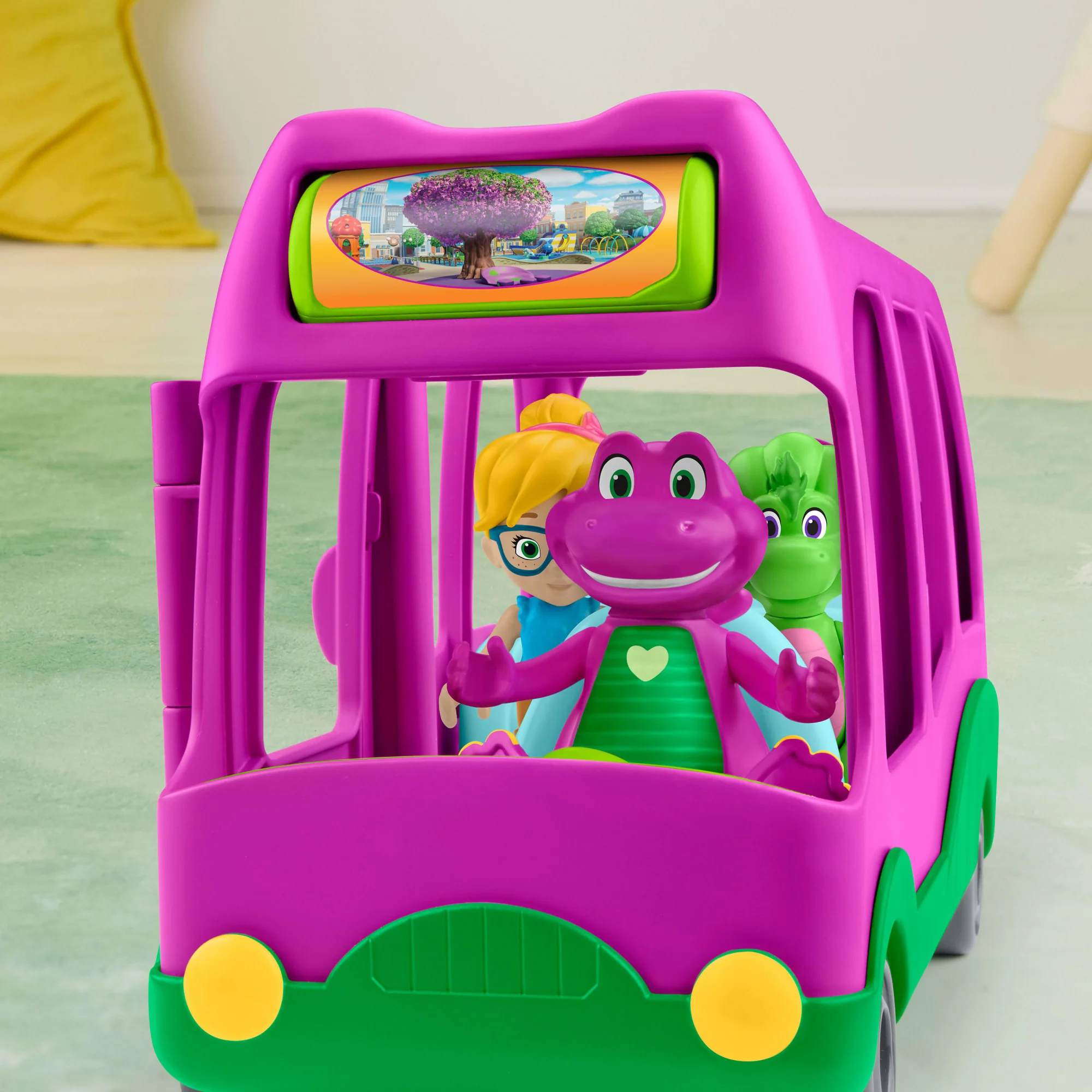 Barney Vehículo de Juguete Autobús de Aventuras - Image 5