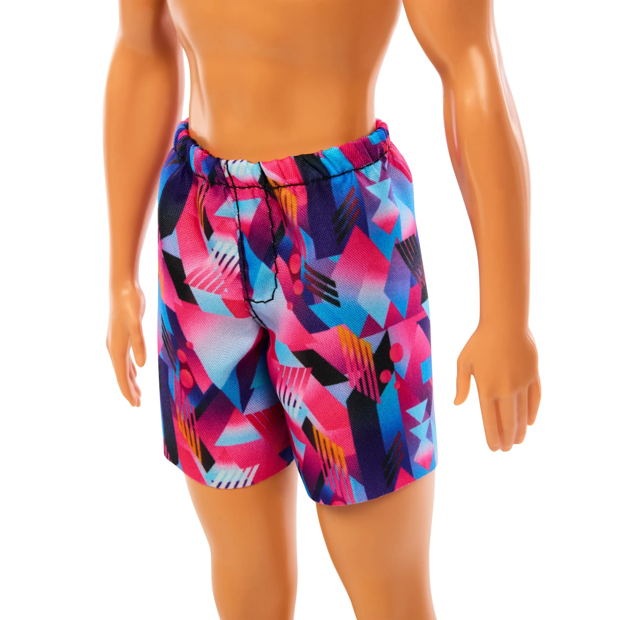 Beach Ken Doll With Blond Hair Wearing Purple Swimsuit - Image 3